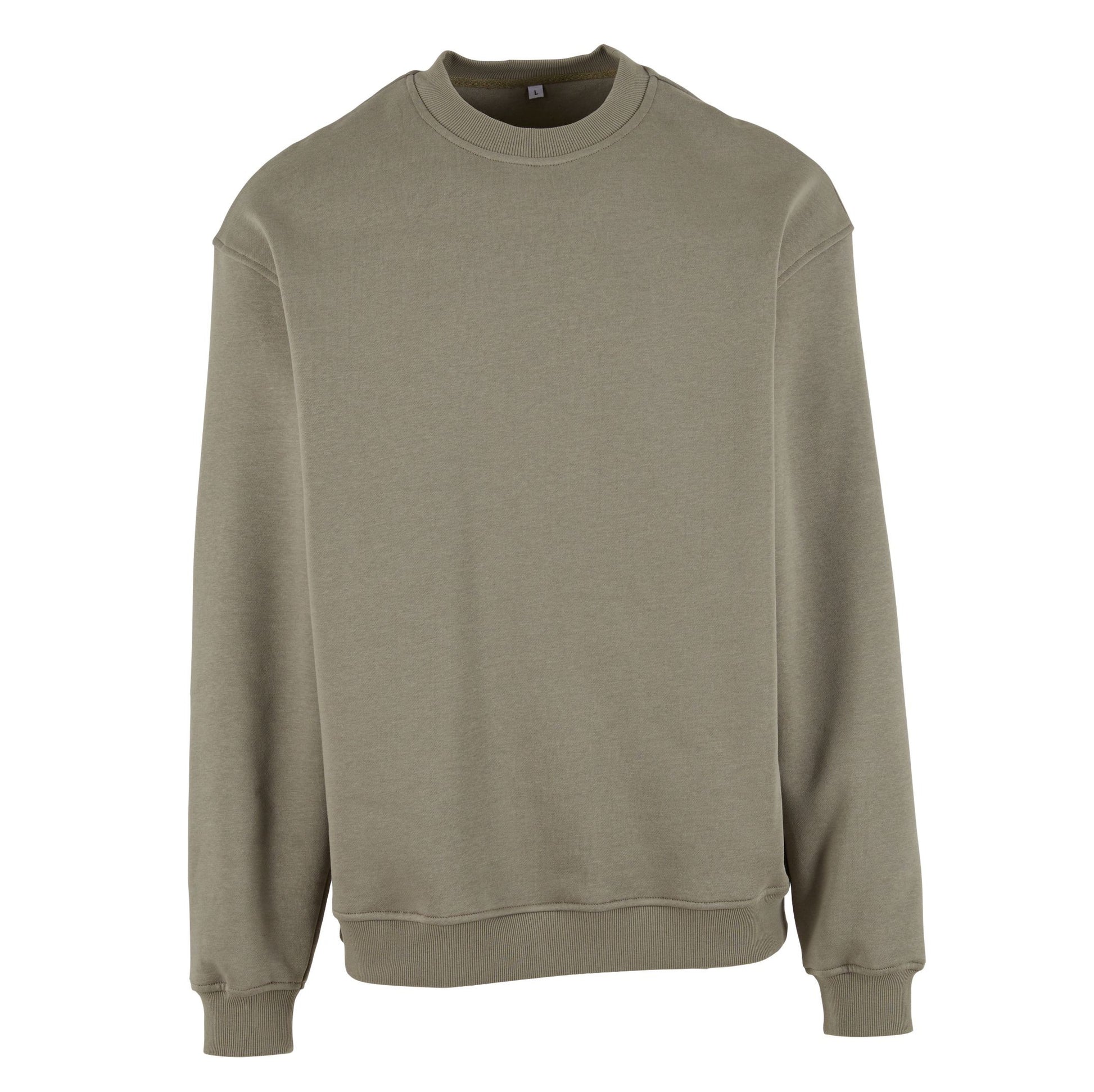 Sweat Col Rond Ample - Pale Olive