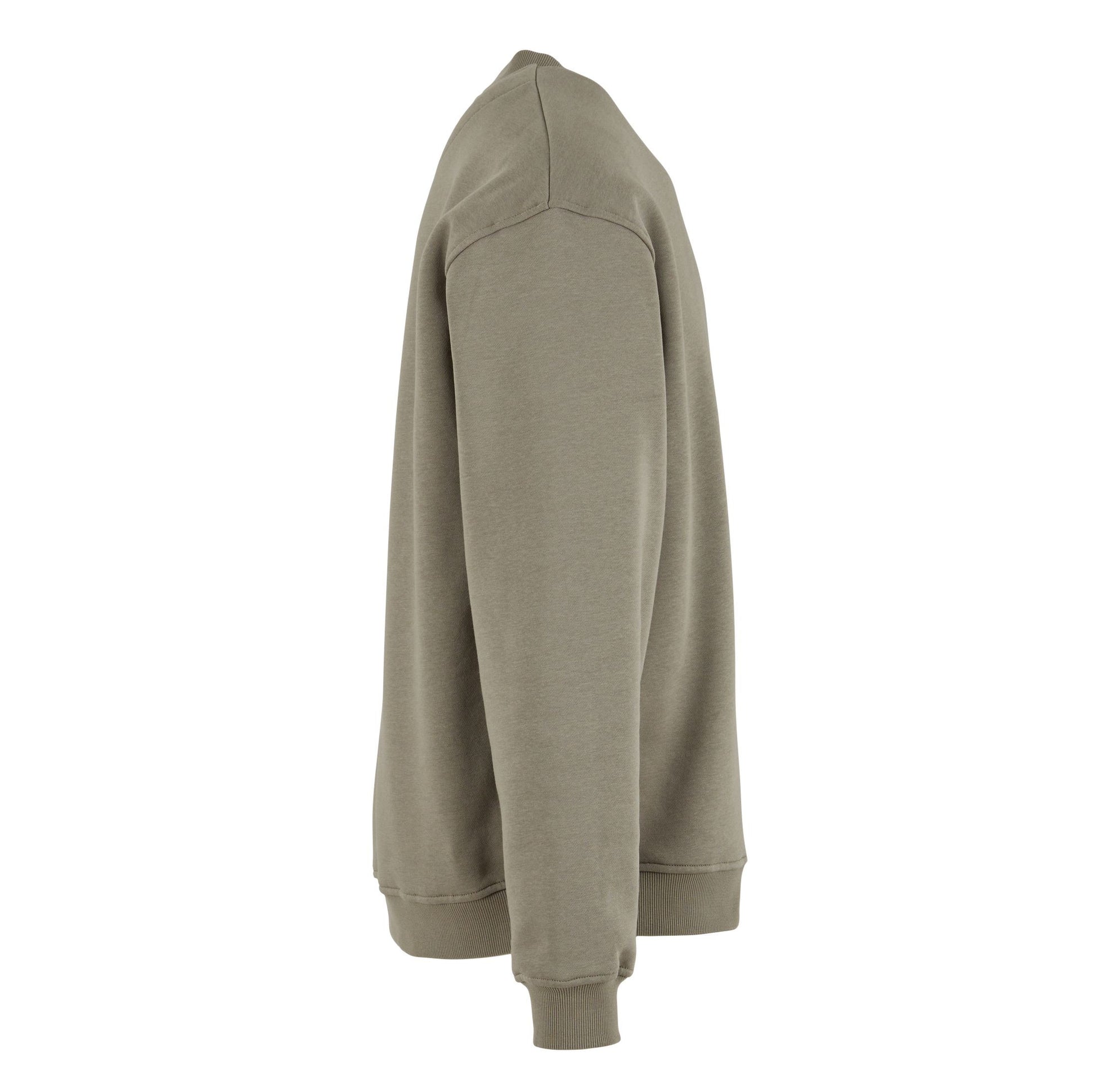 Sweat Col Rond Ample - Pale Olive
