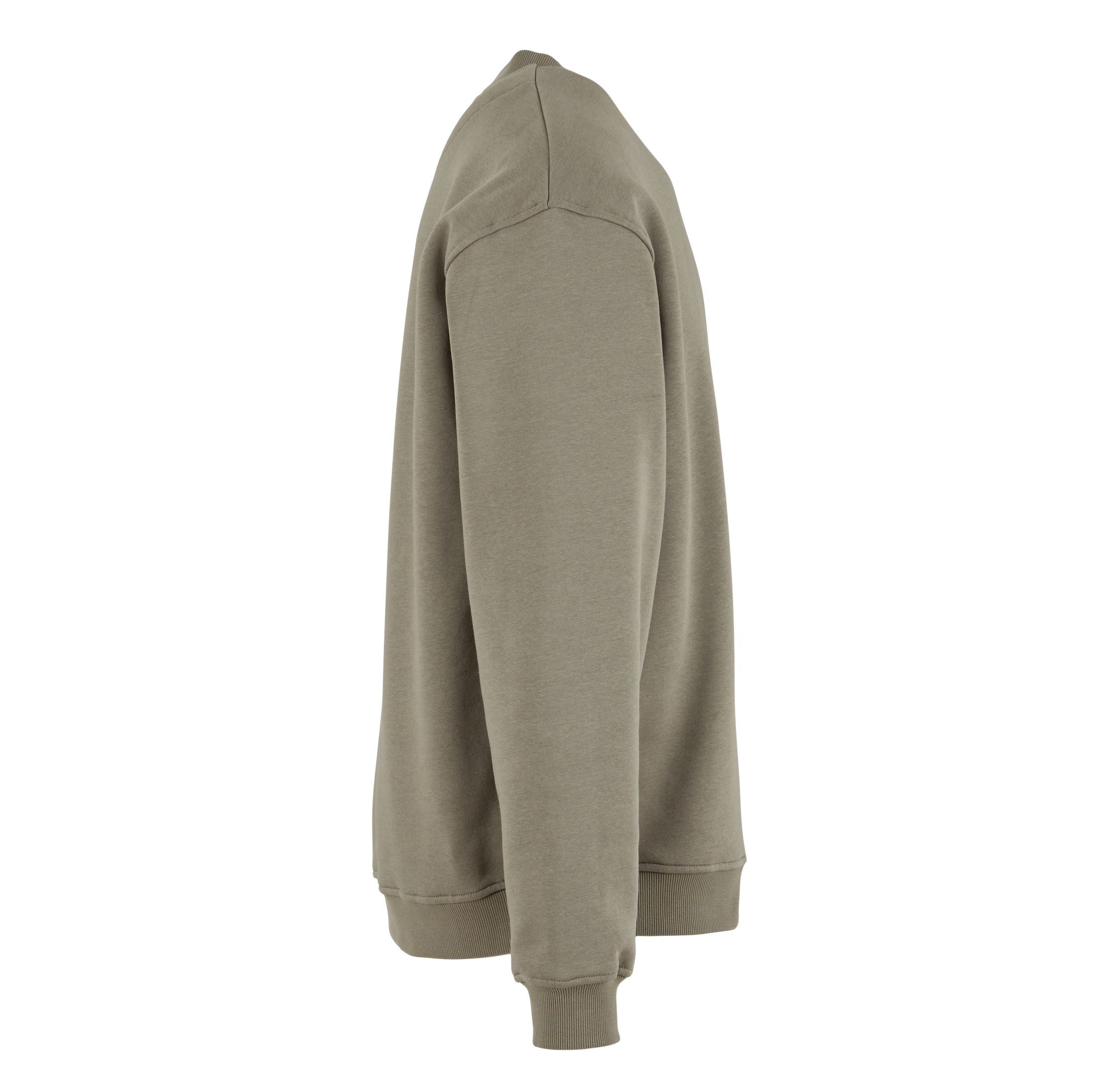 Sweat Col Rond Ample - Pale Olive