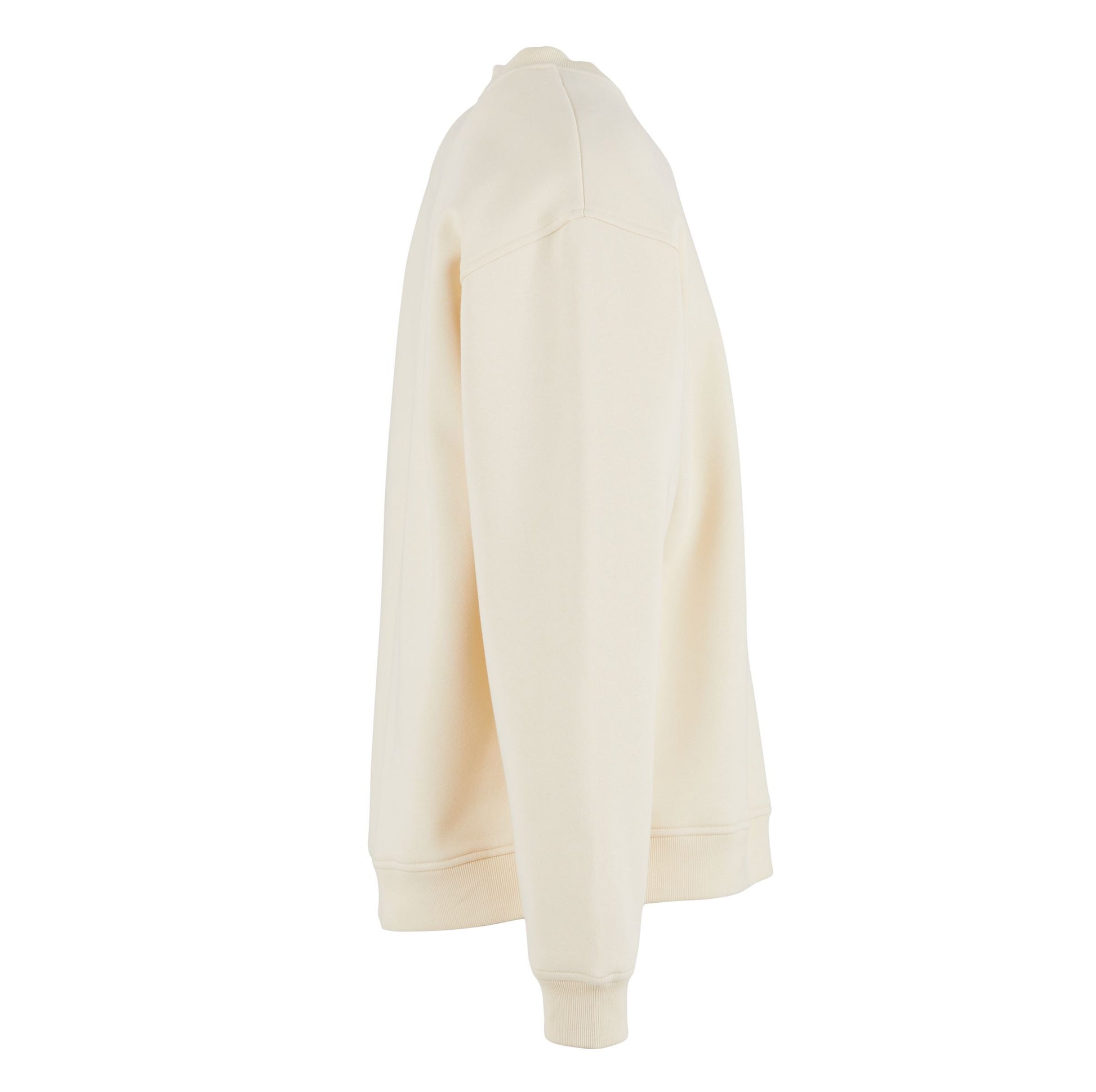 Sweat Col Rond Ample - White Sand