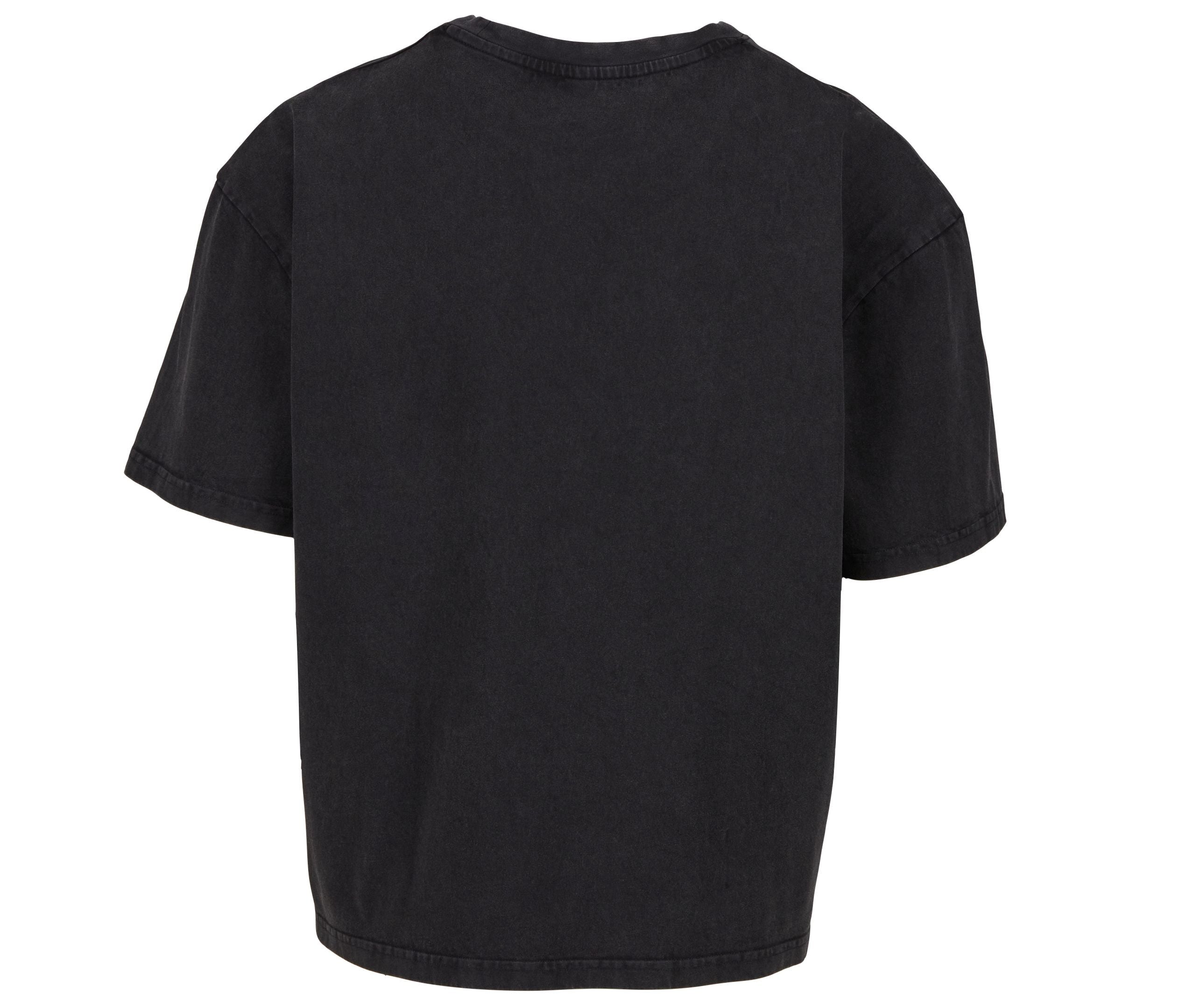 Tee-Shirt Court Oversize Vintage - Black