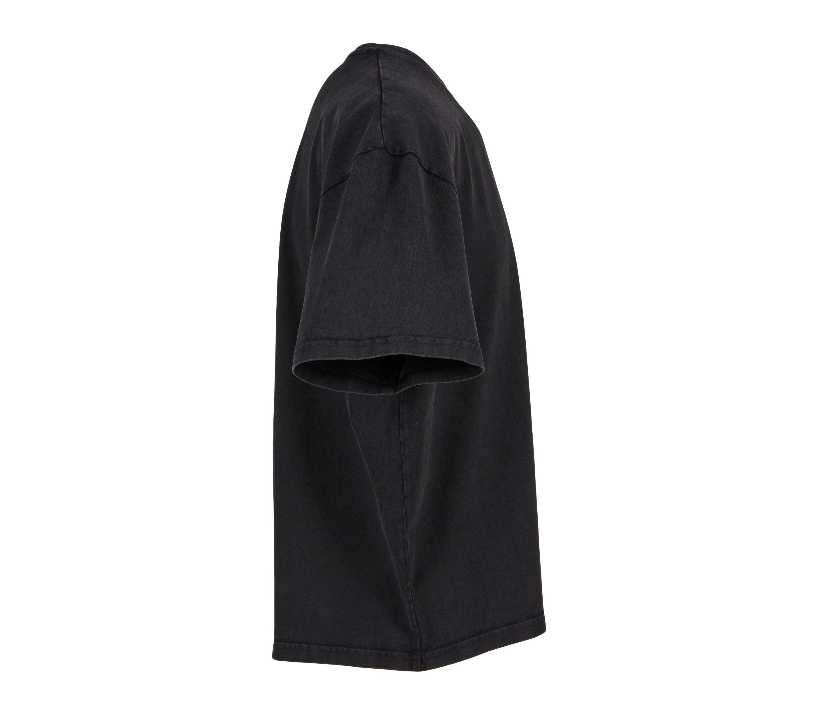 Tee-Shirt Court Oversize Vintage - Black