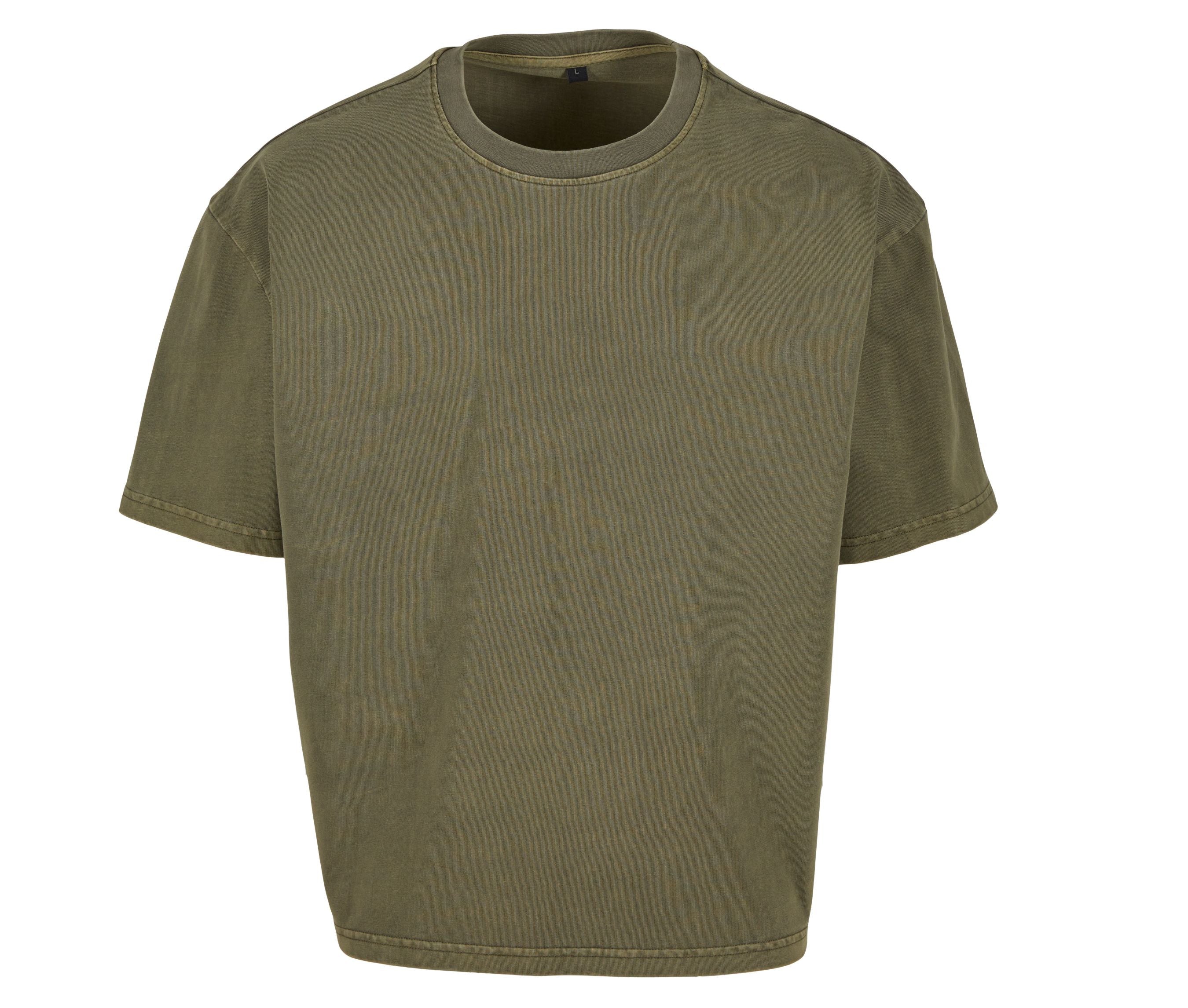 Tee-Shirt Court Oversize Vintage - Warm Khaki