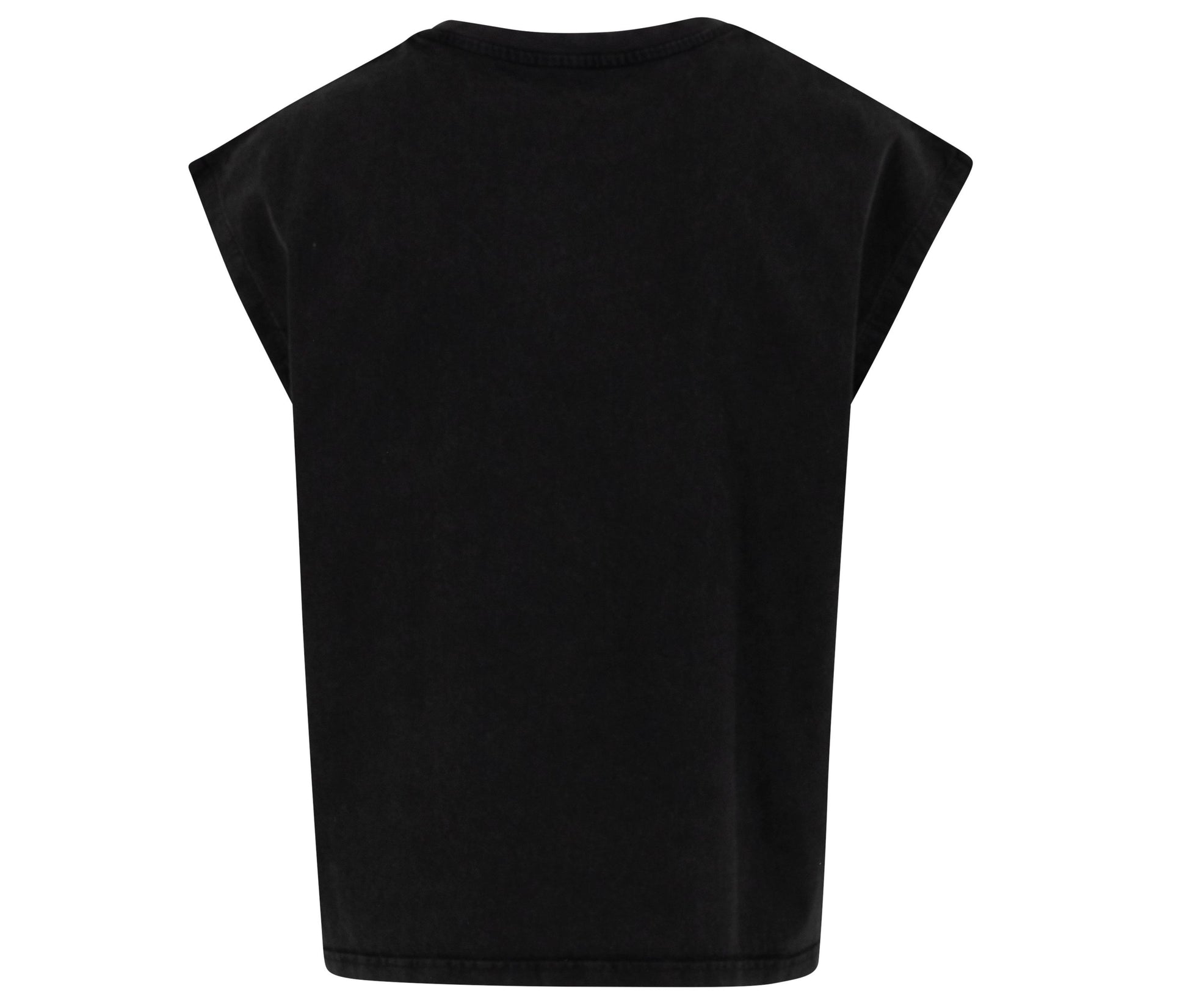 Tee-Shirt Sans Manche Vintage - Black