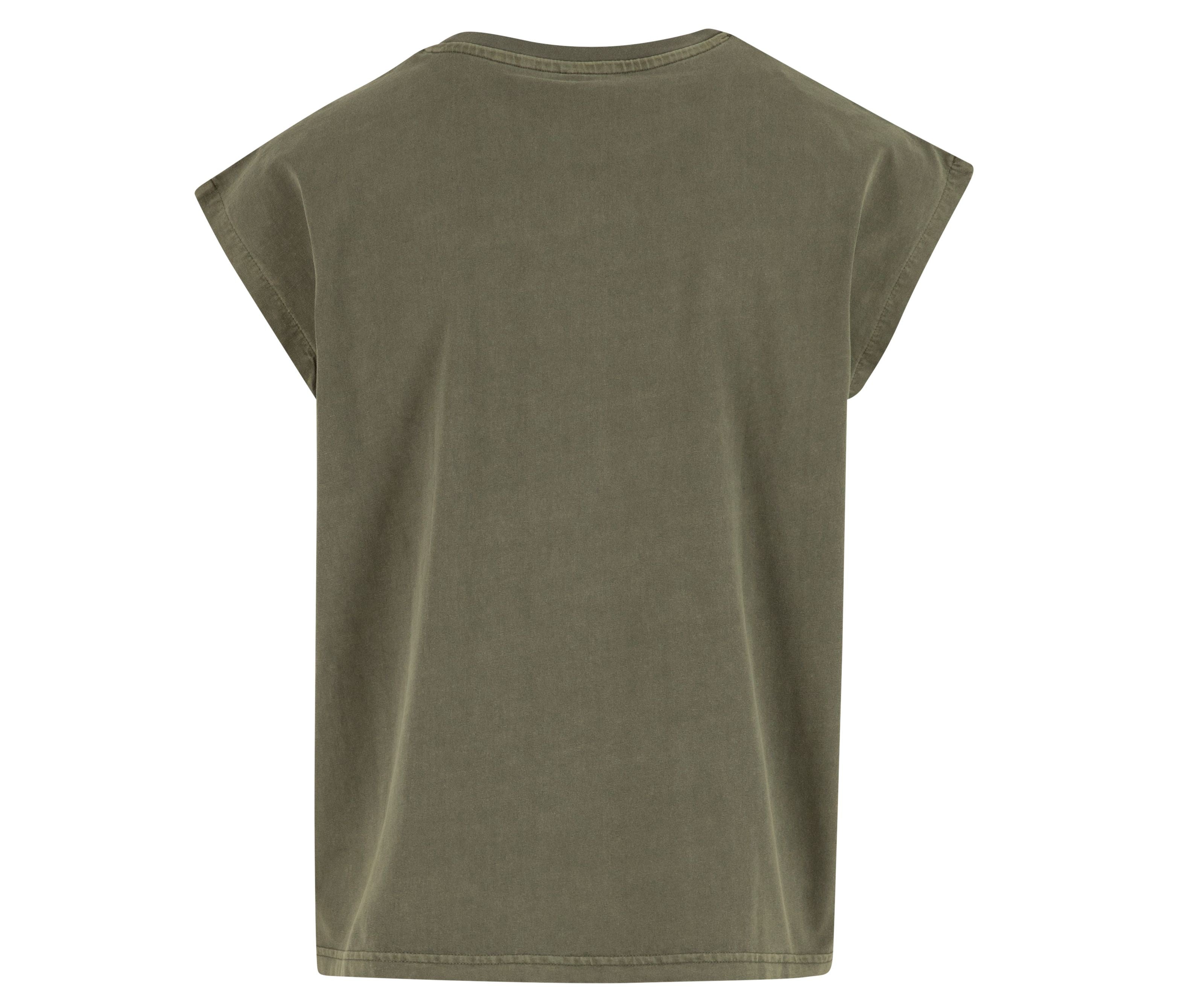 Tee-Shirt Sans Manche Vintage - Warm Khaki