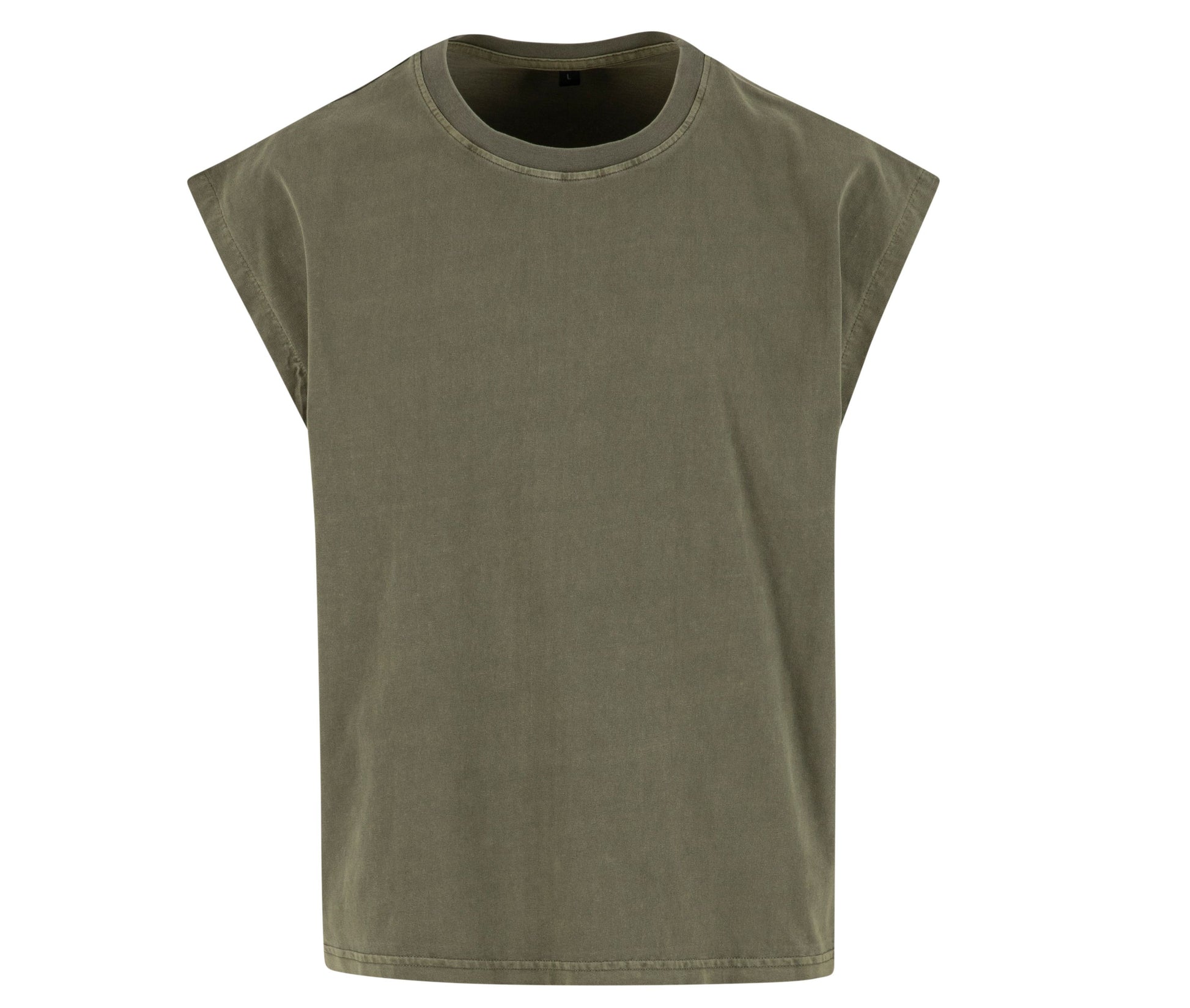 Tee-Shirt Sans Manche Vintage - Warm Khaki
