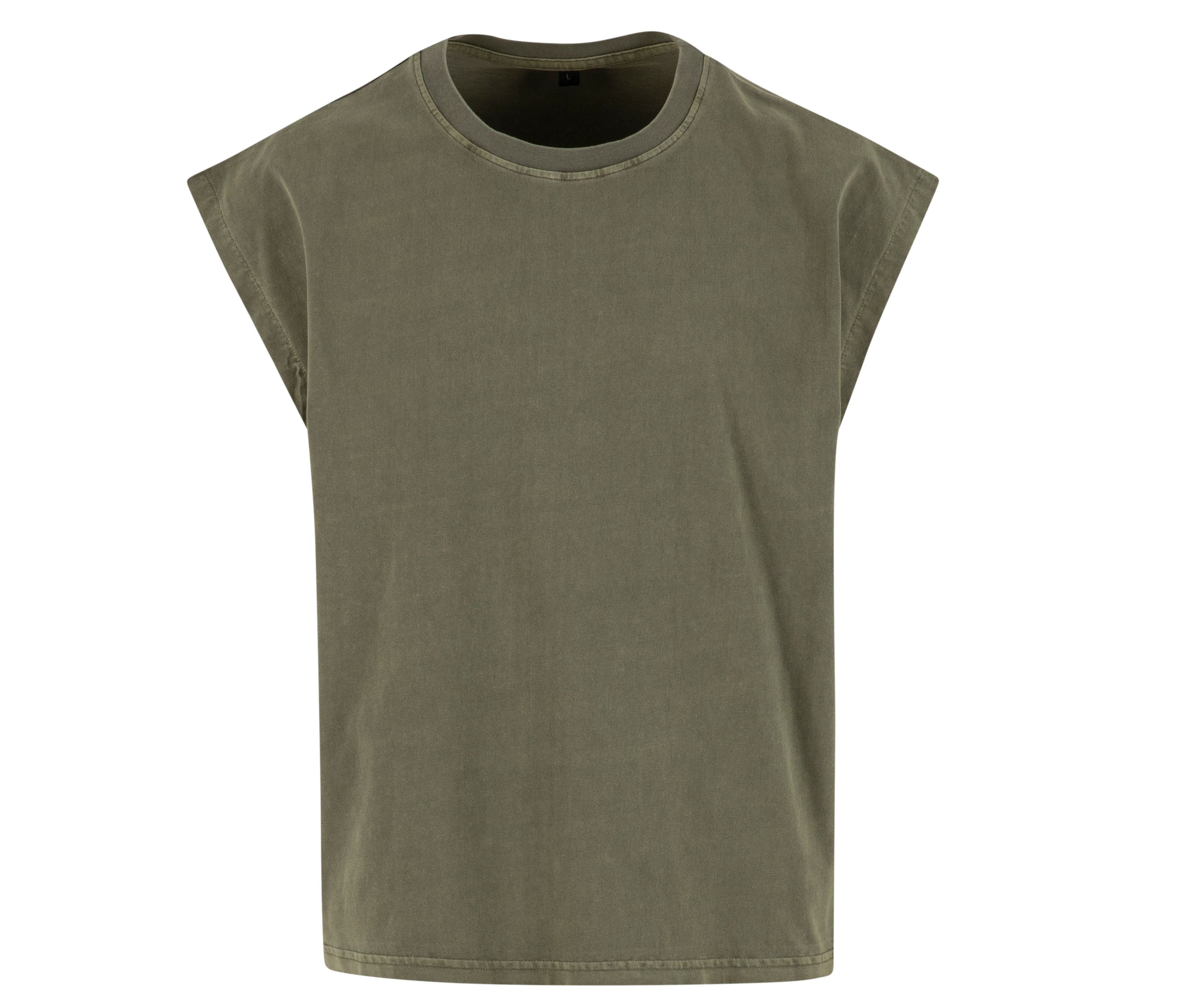 Tee-Shirt Sans Manche Vintage - Warm Khaki