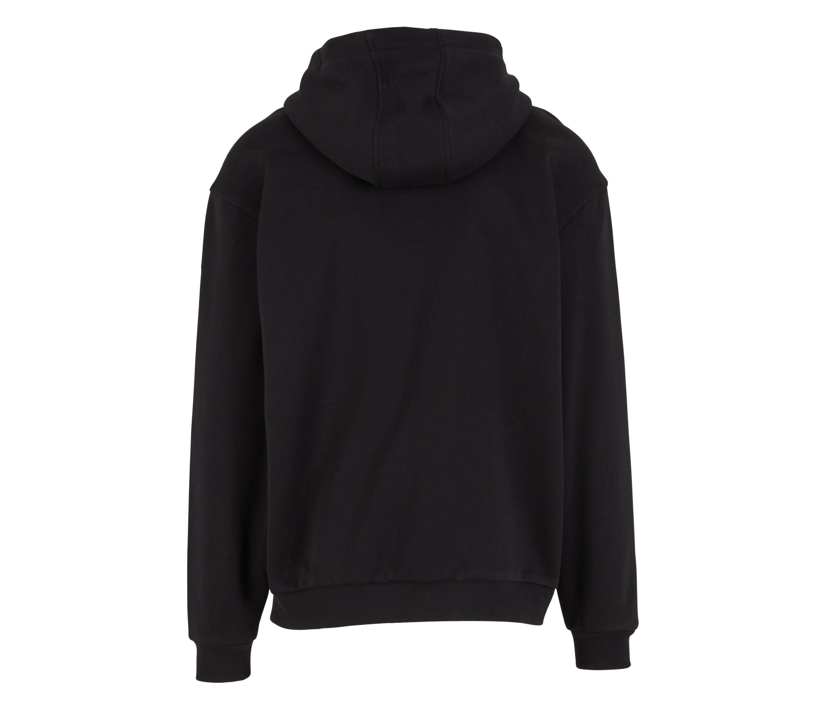 Sweat Capuche Zippé Ample - Black