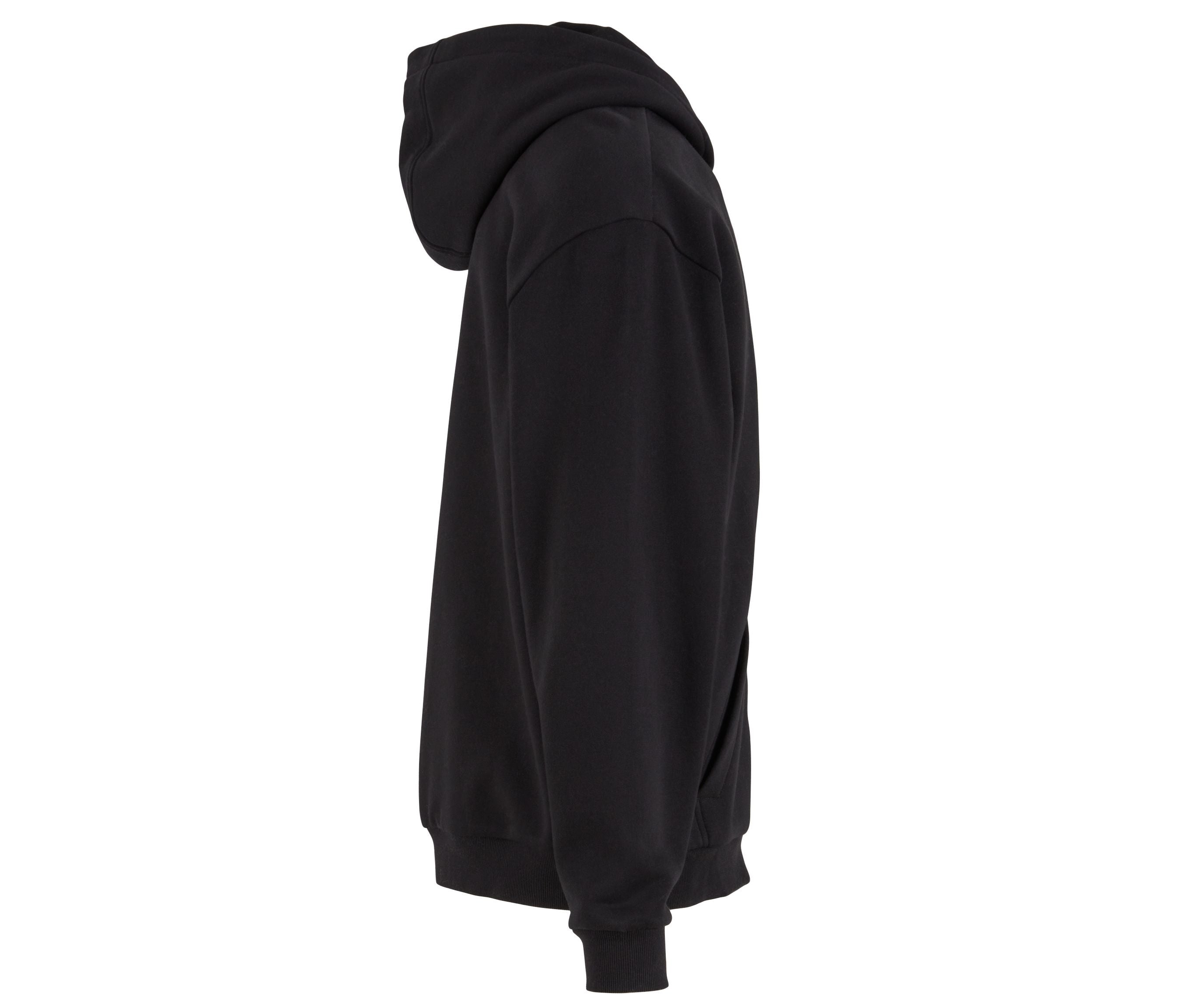 Sweat Capuche Zippé Ample - Black