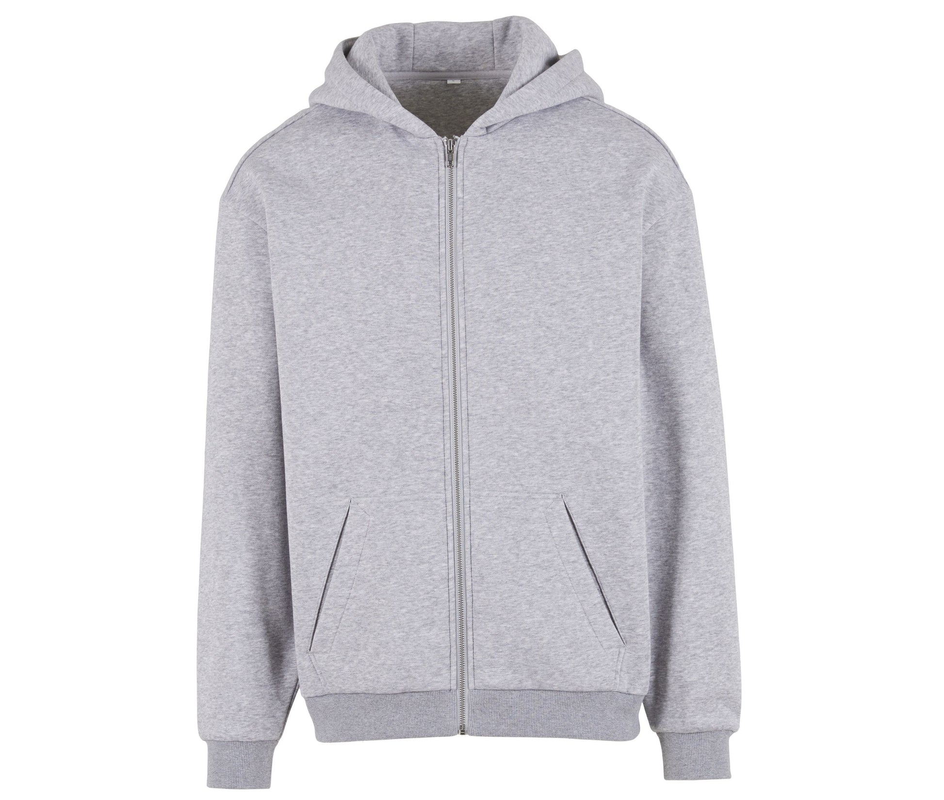 Sweat Capuche Zippé Ample - Heather Grey