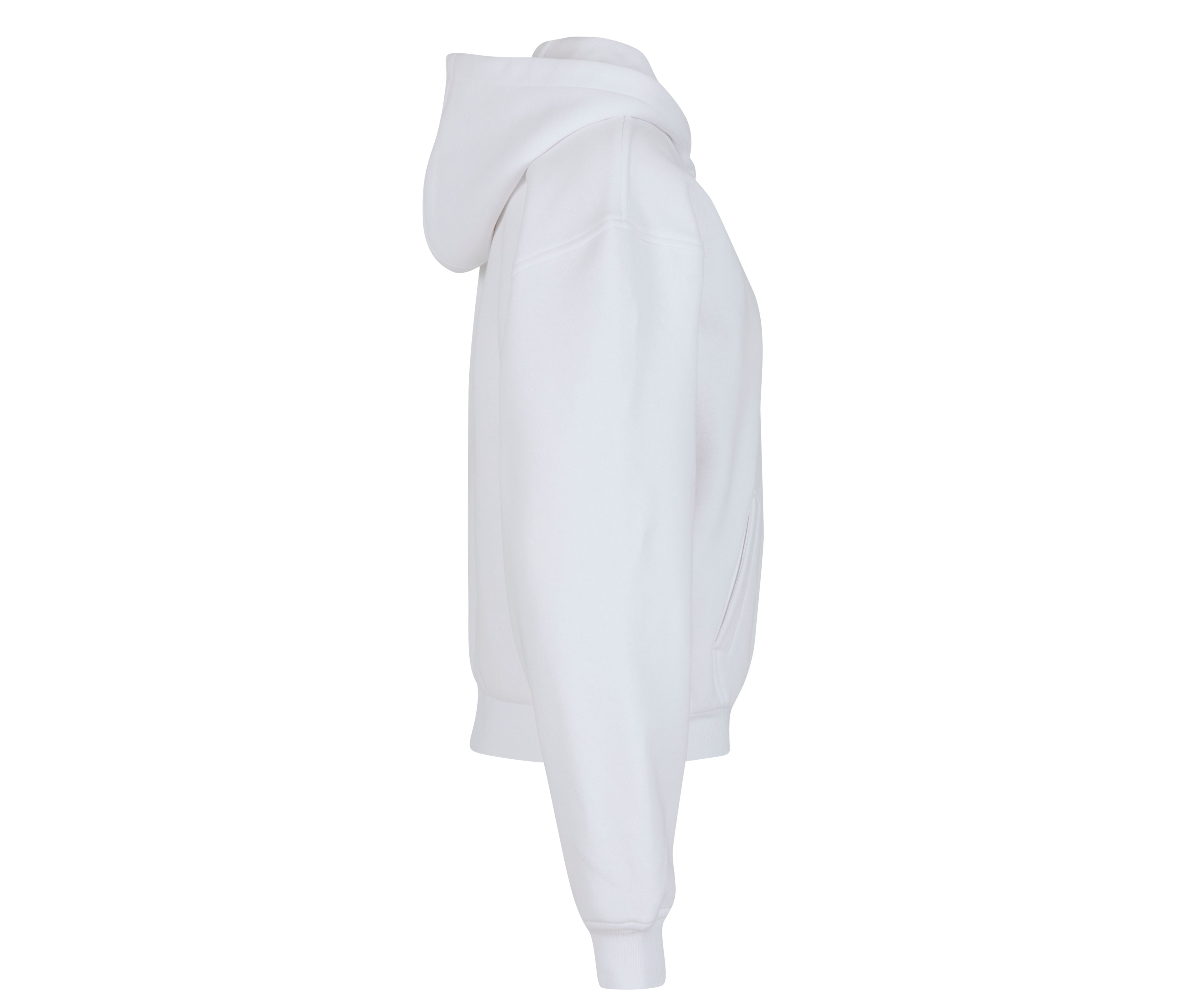 Sweat Capuche Ample Pour Femme - White