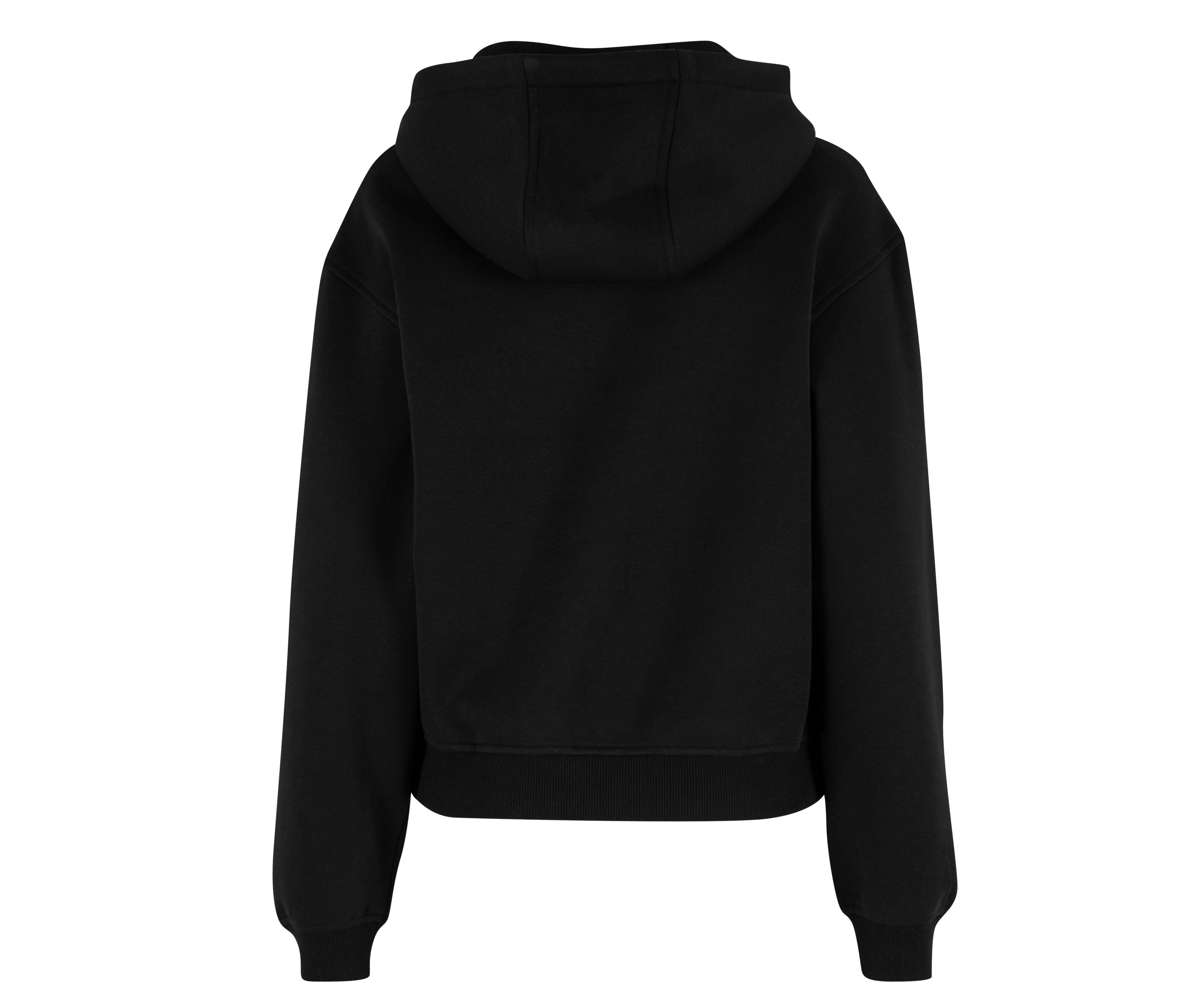 Sweat Capuche Ample Pour Femme - Black