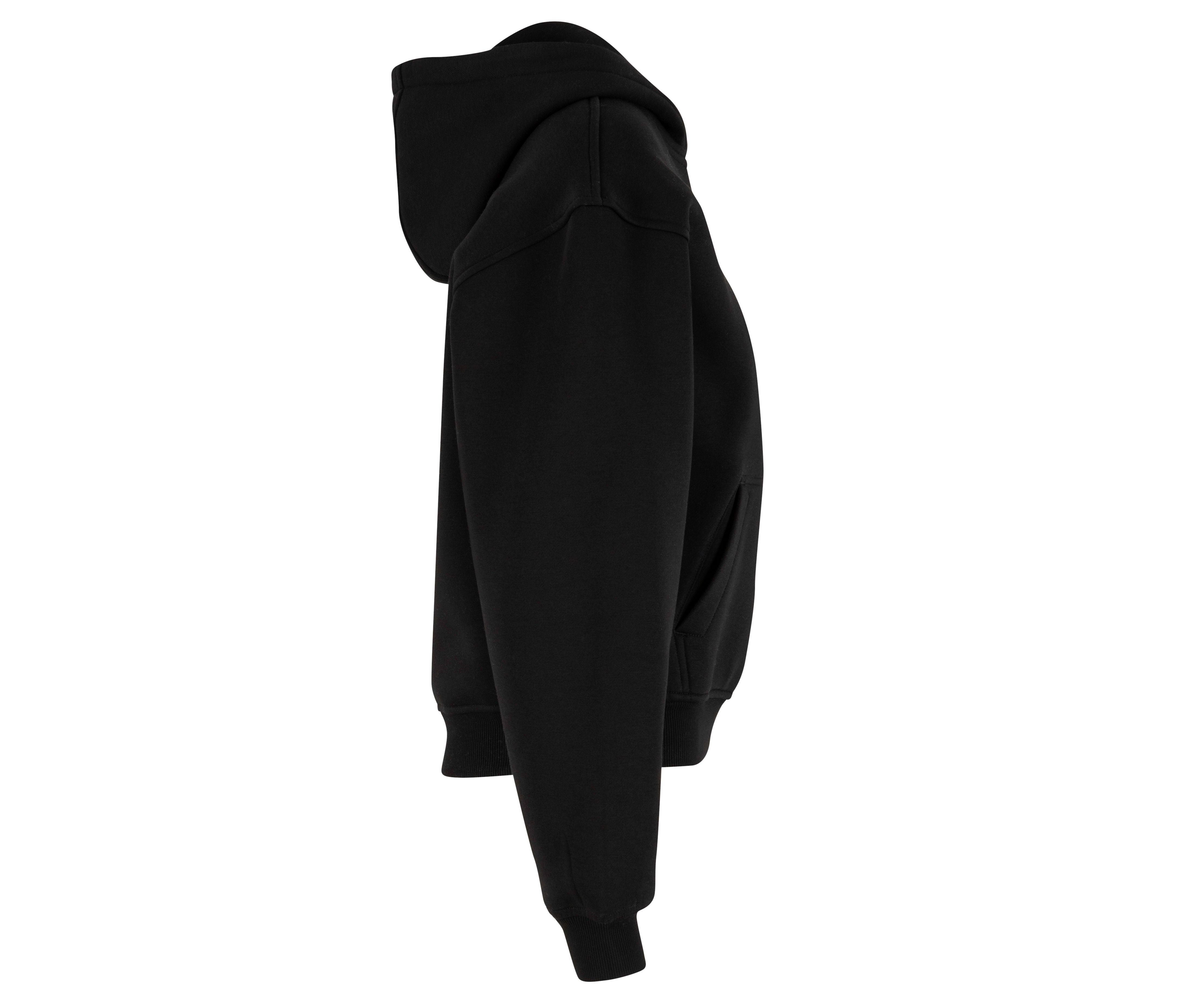Sweat Capuche Ample Pour Femme - Black