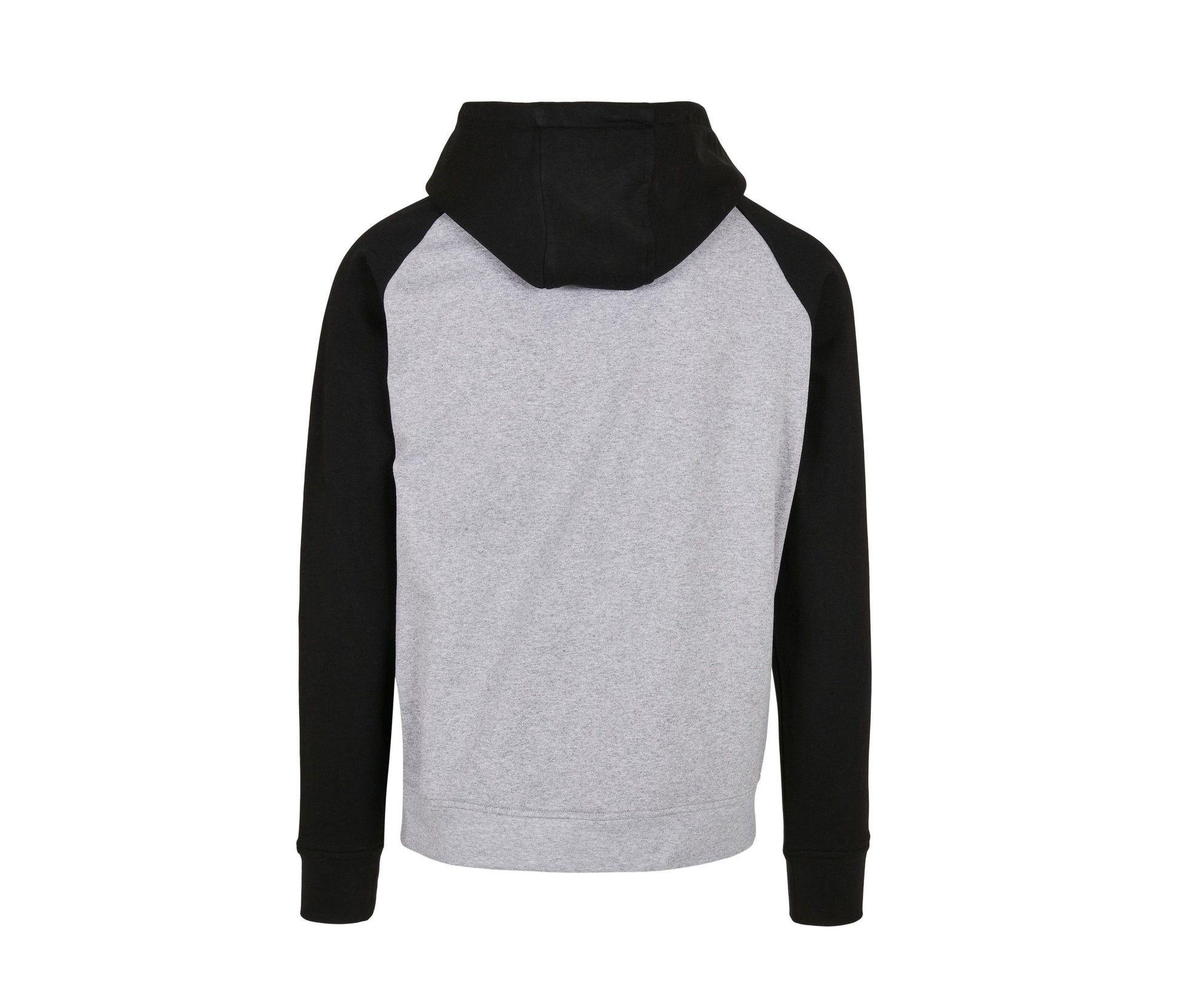 Sweat Capuche et Manches Contrastées - Heather Grey / Black