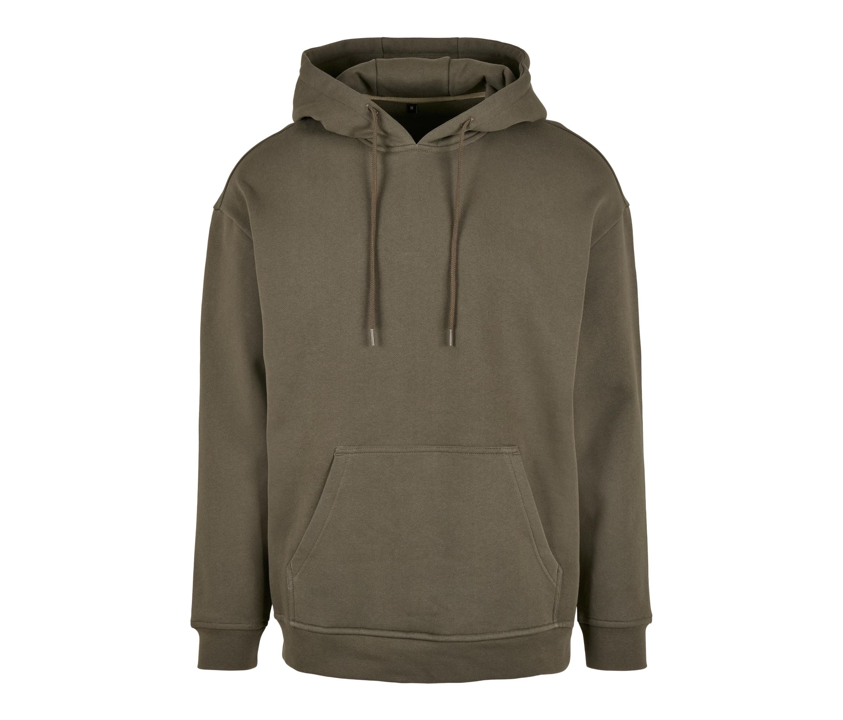 Sweat Capuche Ample - Olive