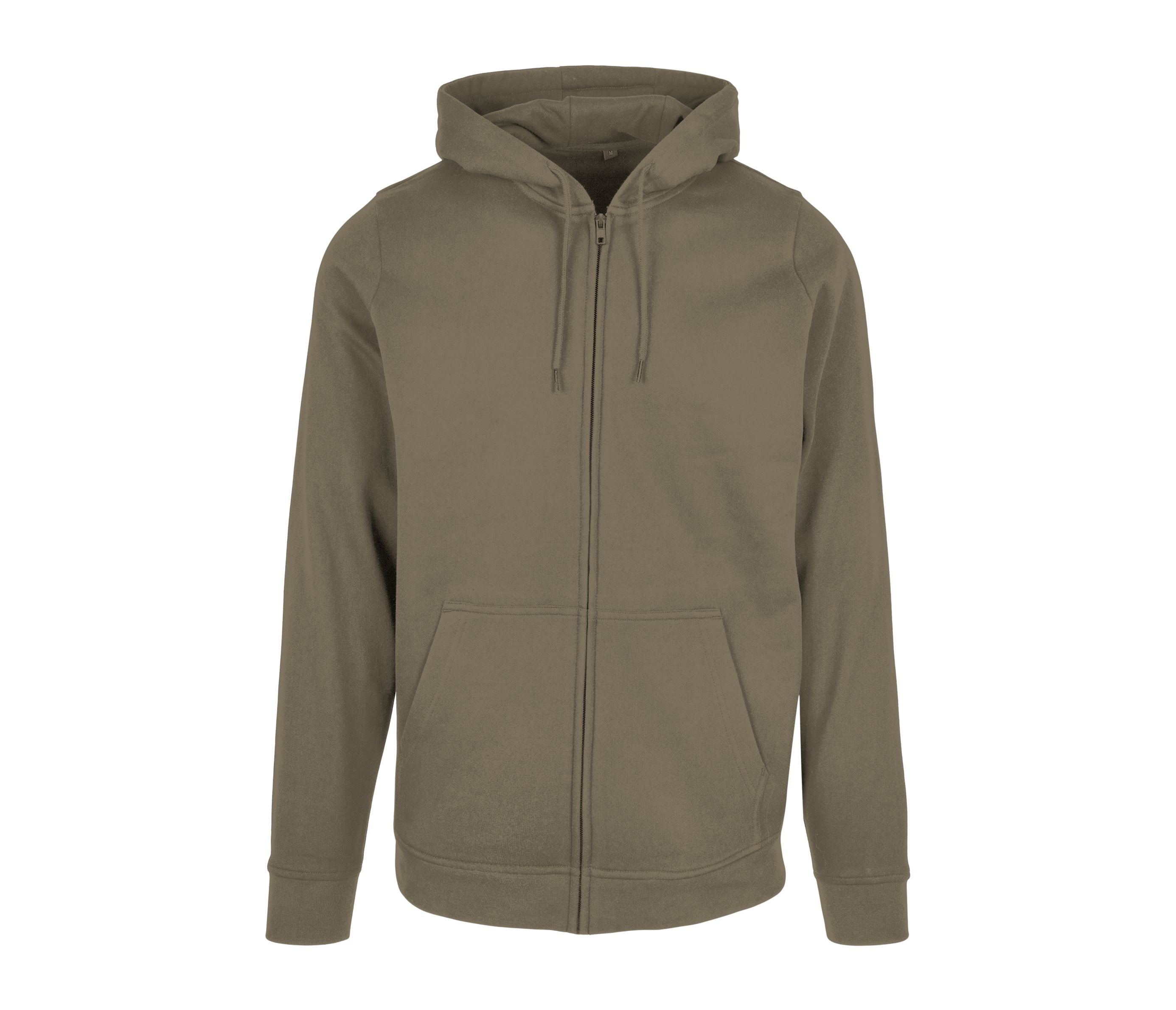 Sweat Capuche Zippé - Olive