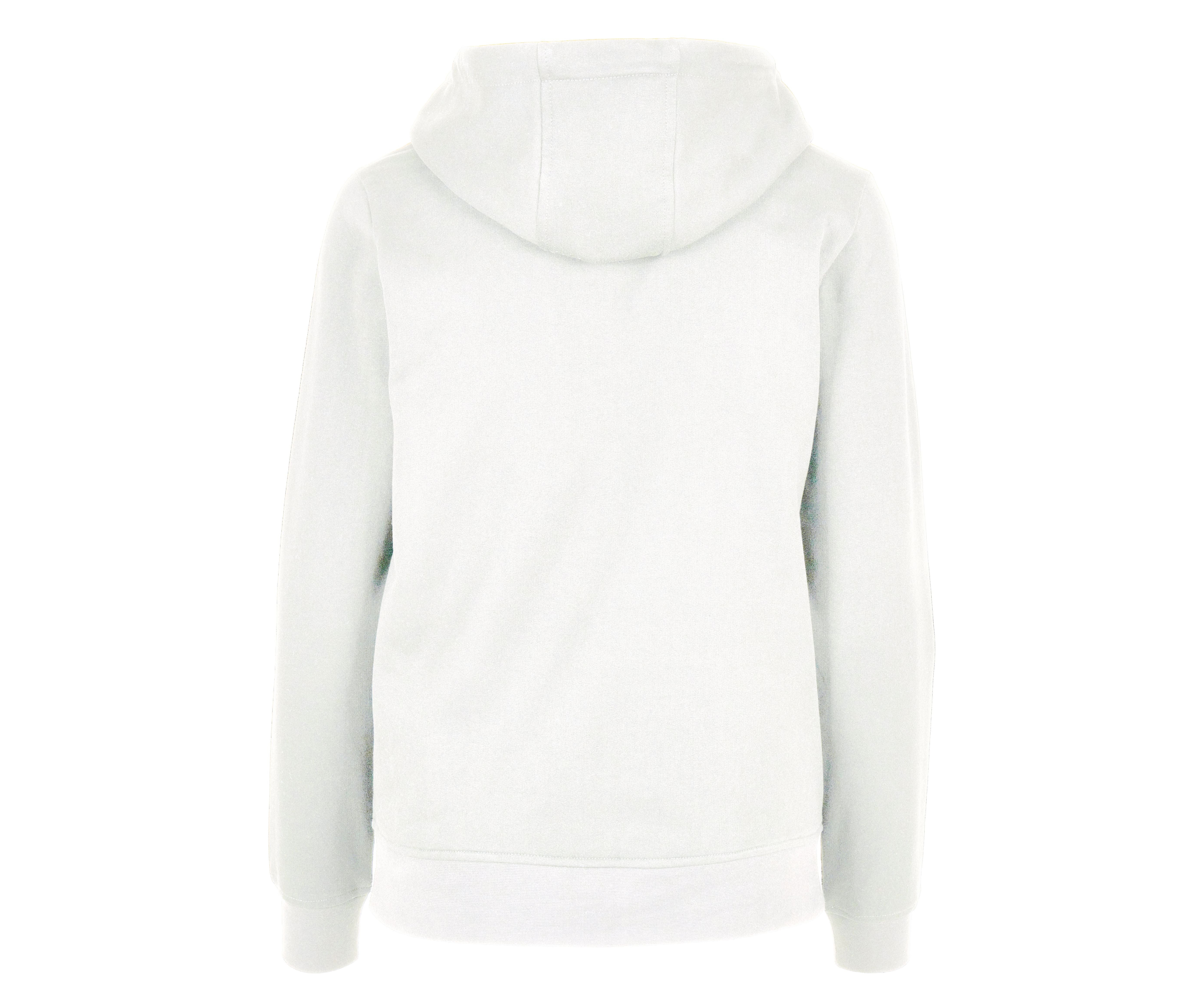 Sweat Capuche Zippé Femme - White