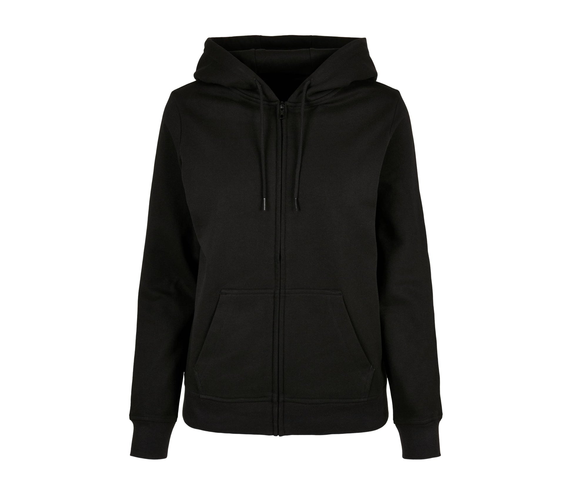 Sweat Capuche Zippé Femme - Black