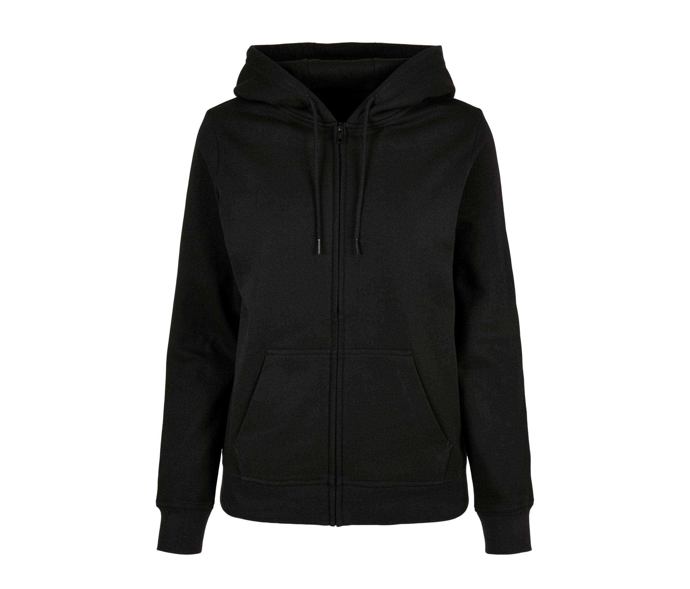 Sweat Capuche Zippé Femme - Black