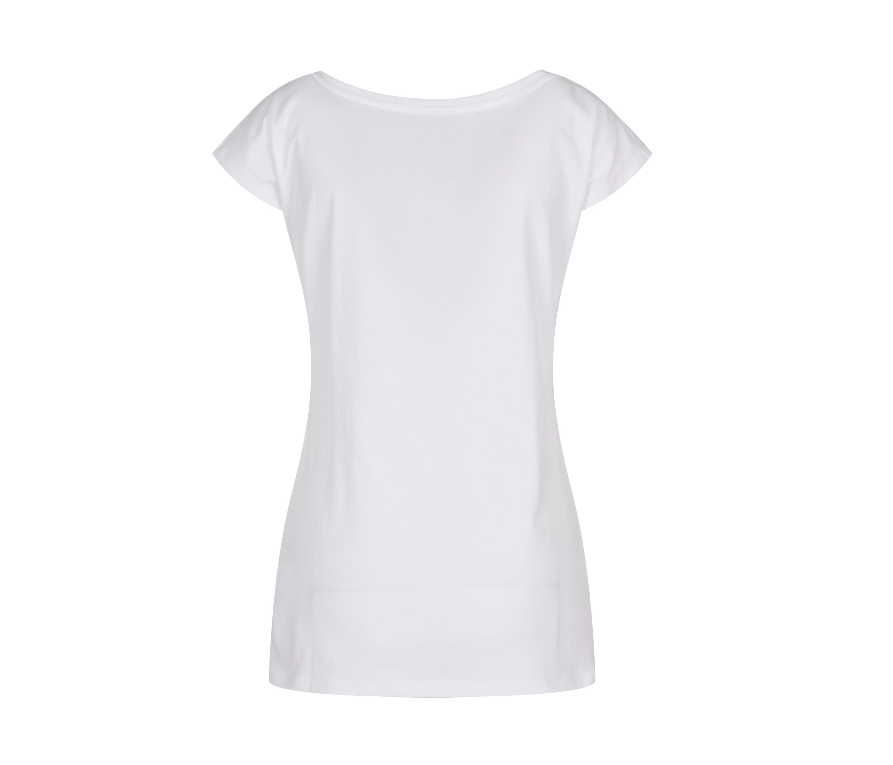 Tee-Shirt Encolure Large - White