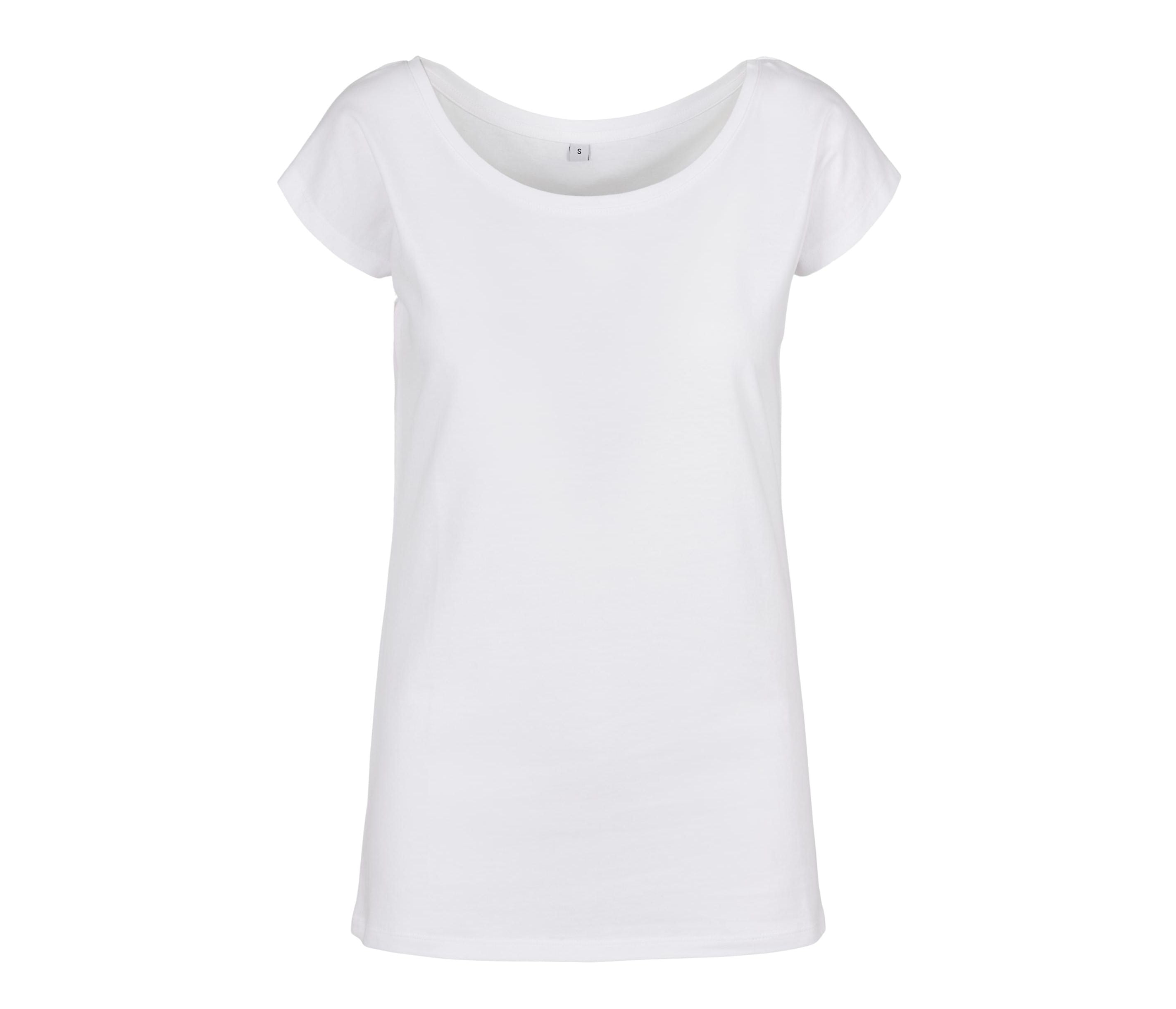 Tee-Shirt Encolure Large - White