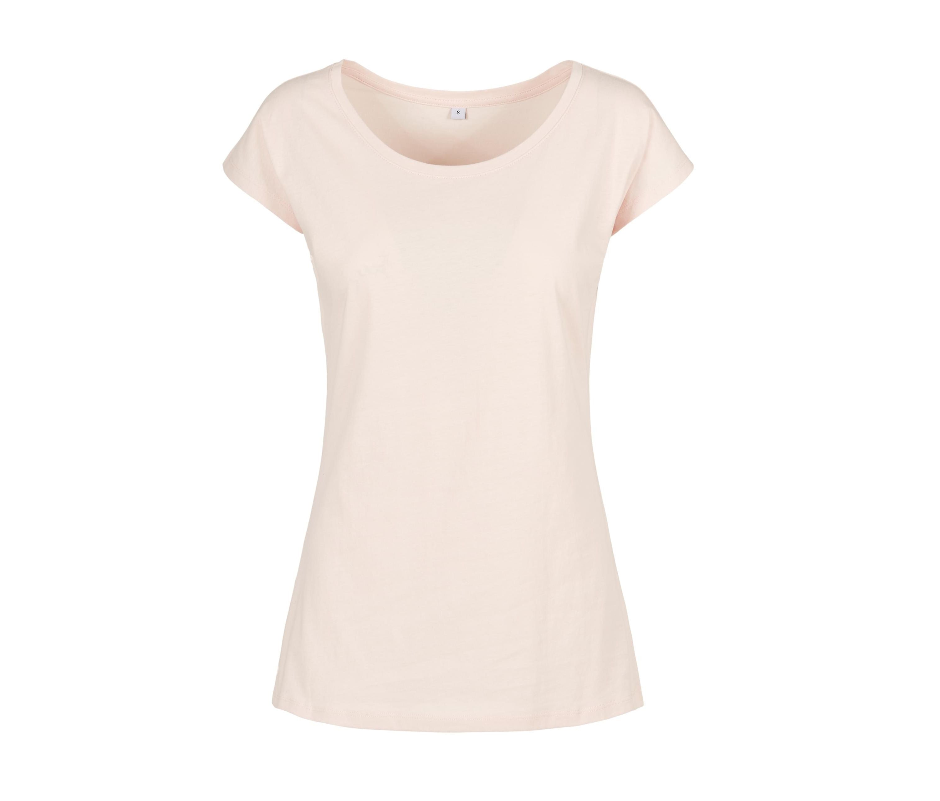 Tee-Shirt Encolure Large - Pink