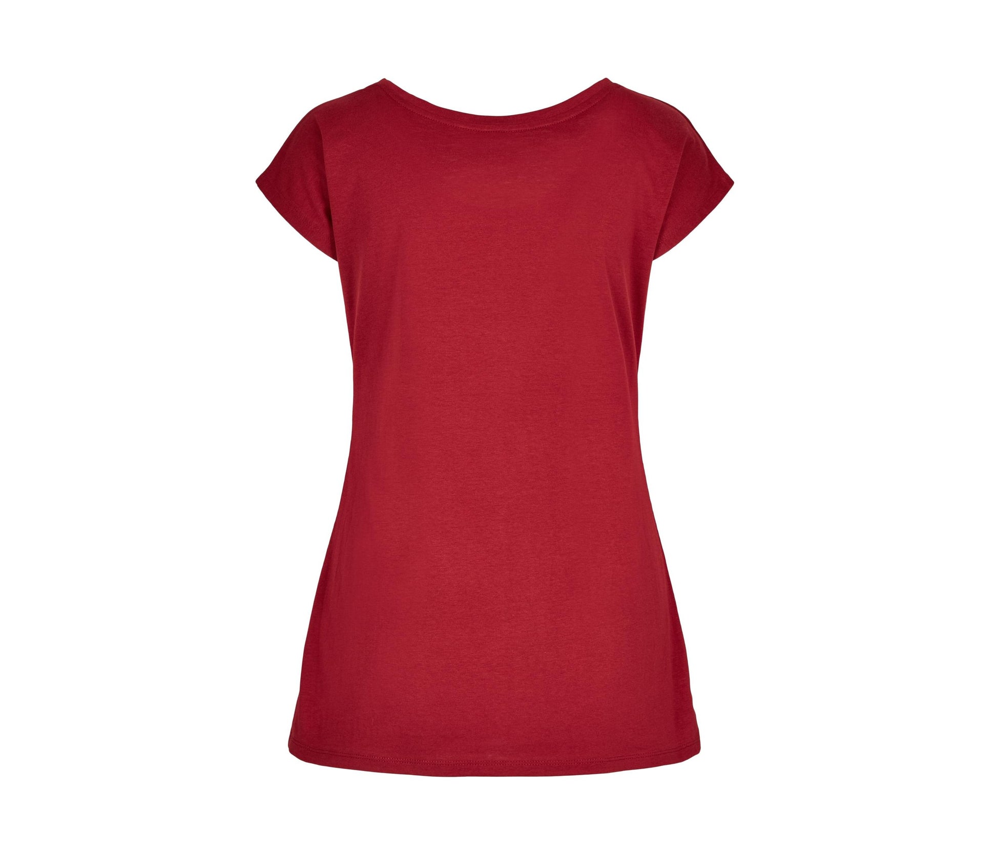 Tee-Shirt Encolure Large - Burgundy