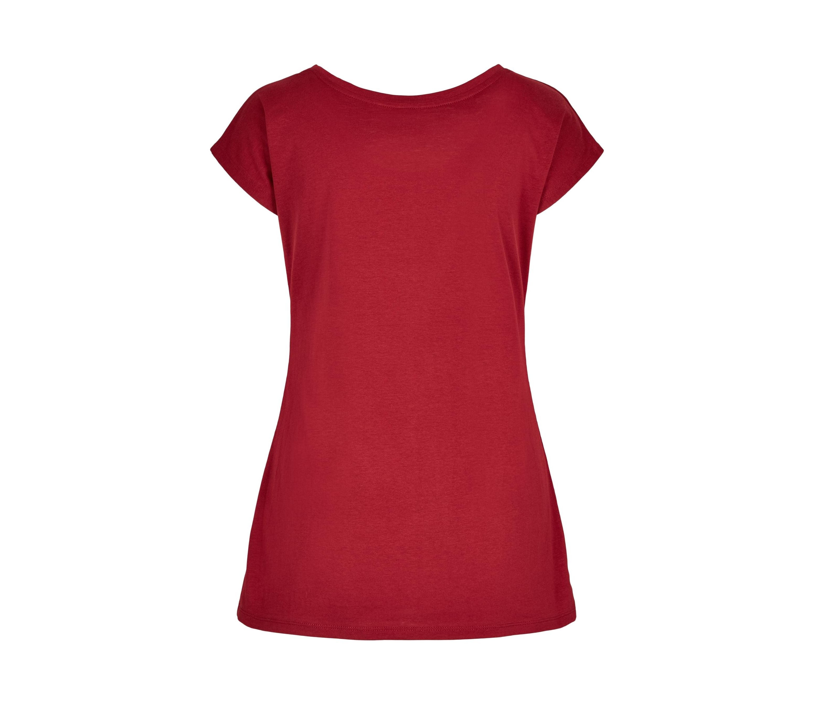 Tee-Shirt Encolure Large - Burgundy