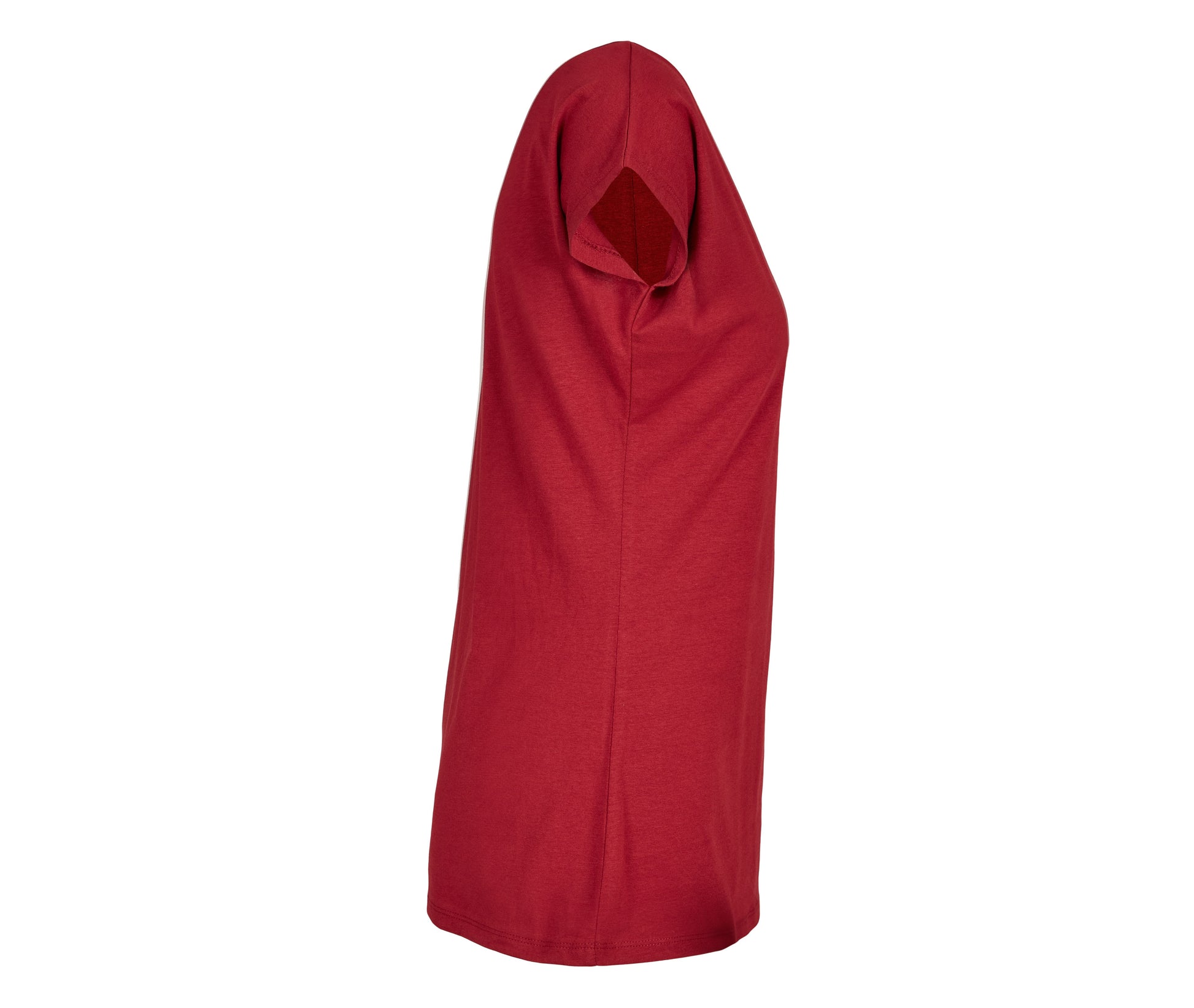 Tee-Shirt Encolure Large - Burgundy