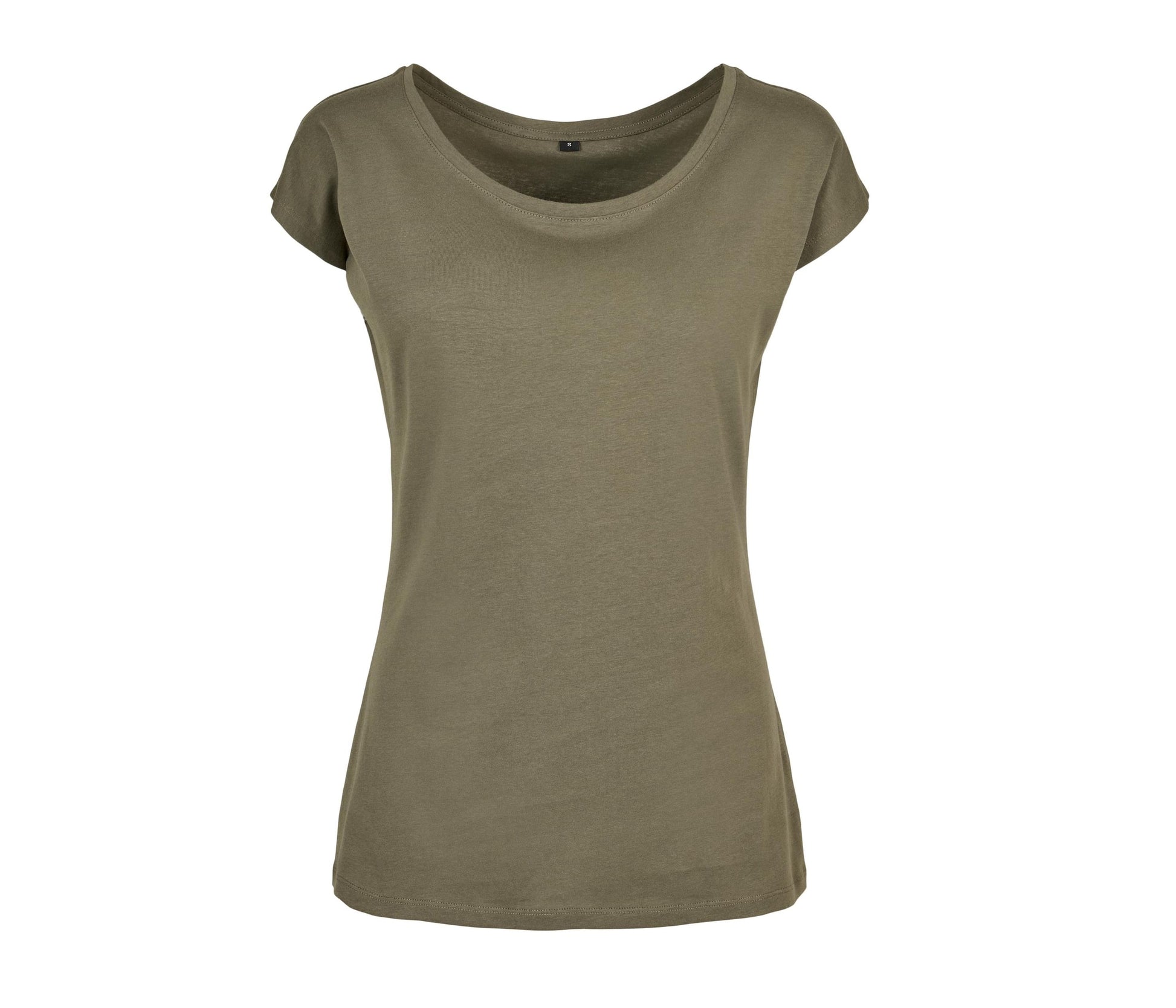 Tee-Shirt Encolure Large - Olive