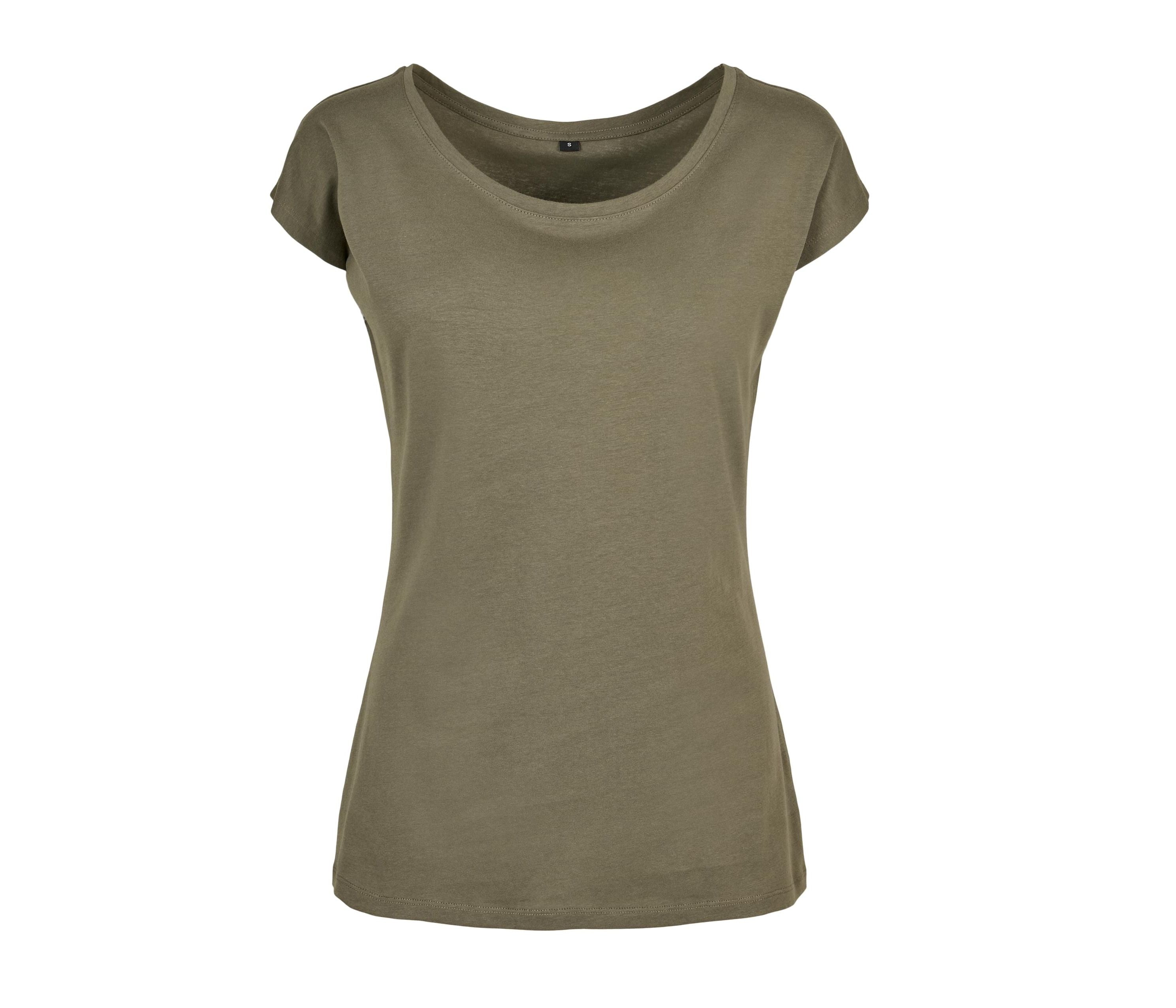 Tee-Shirt Encolure Large - Olive