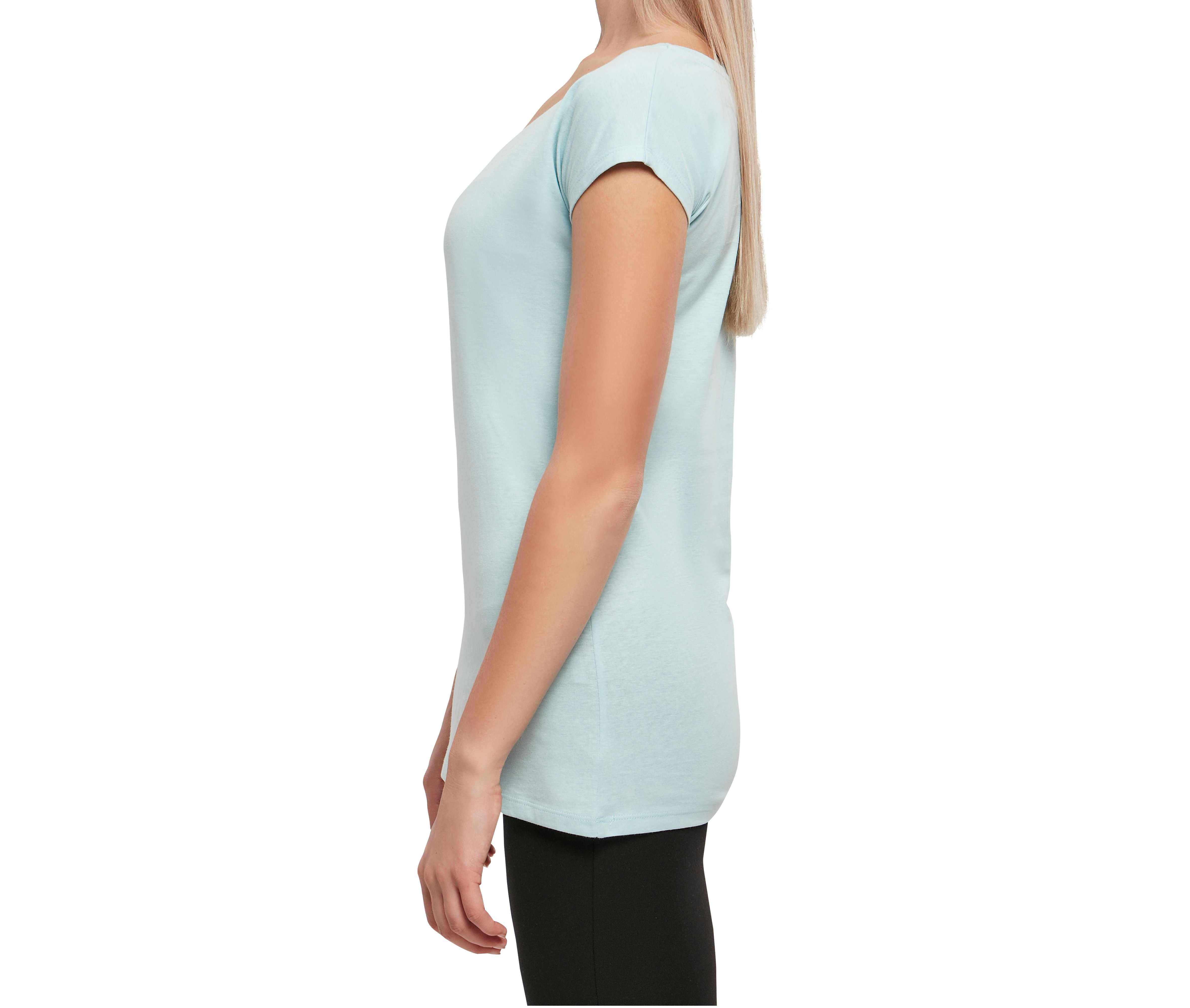 Tee-Shirt Encolure Large - Ocean Blue