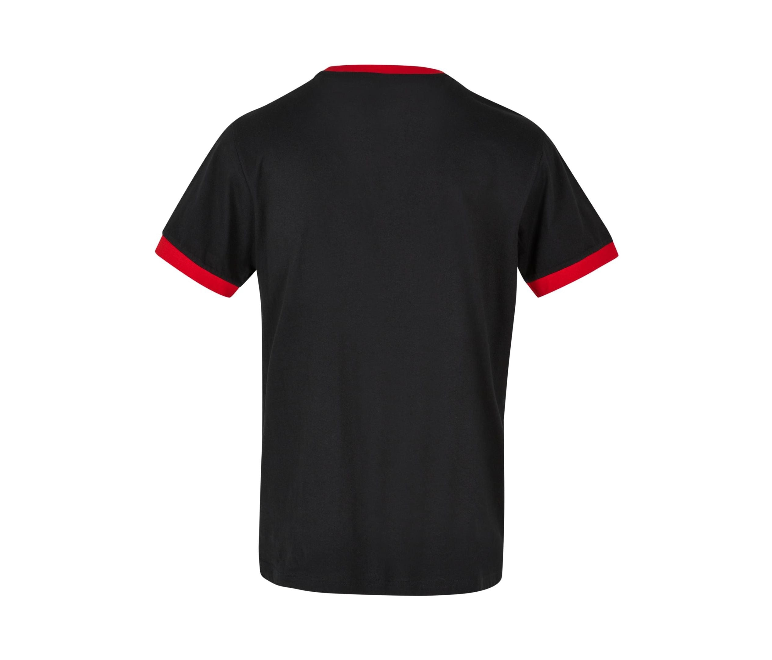 Tee-Shirt Bi-Couleur - Black / City Red
