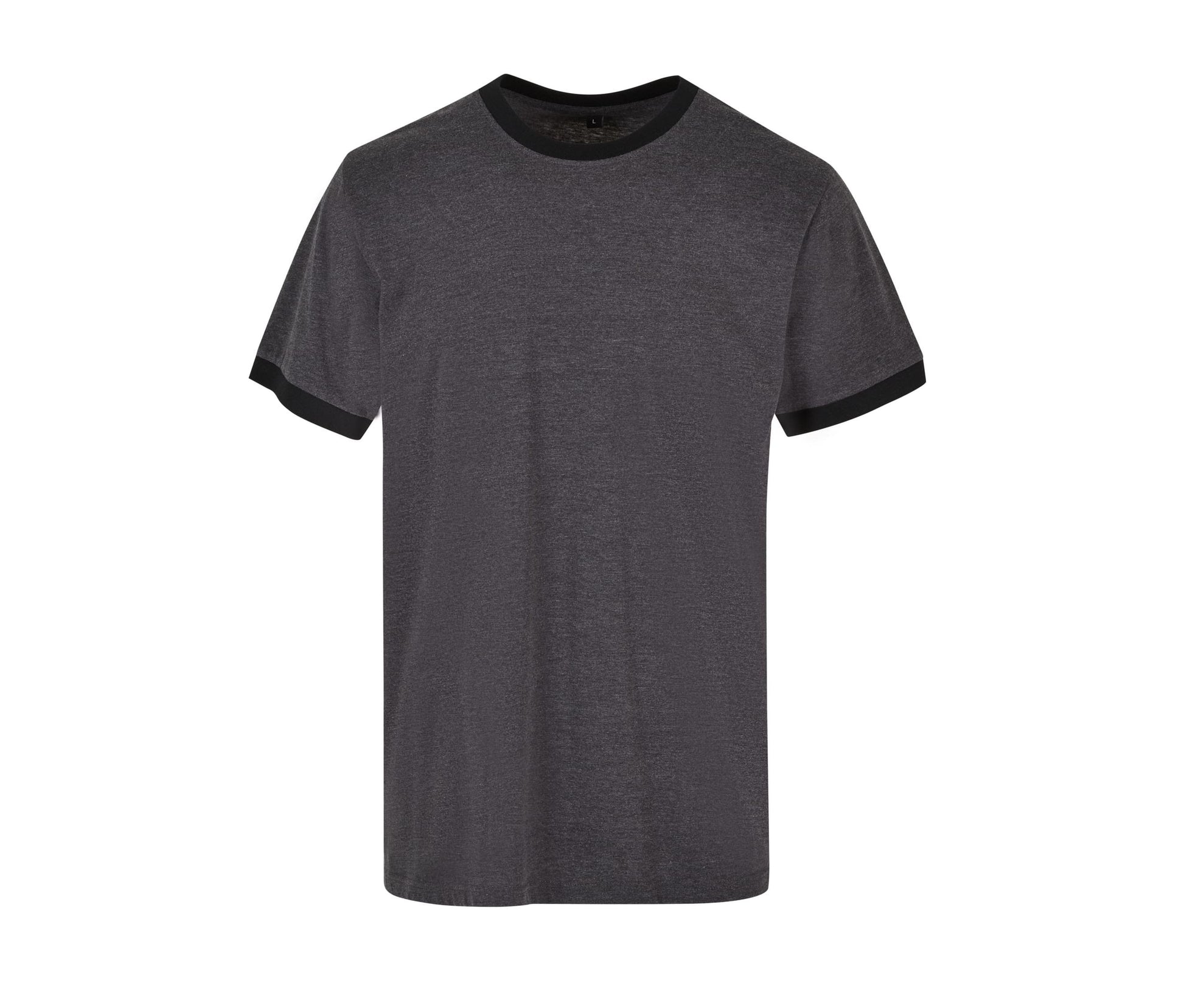 Tee-Shirt Bi-Couleur - Charcoal / Black