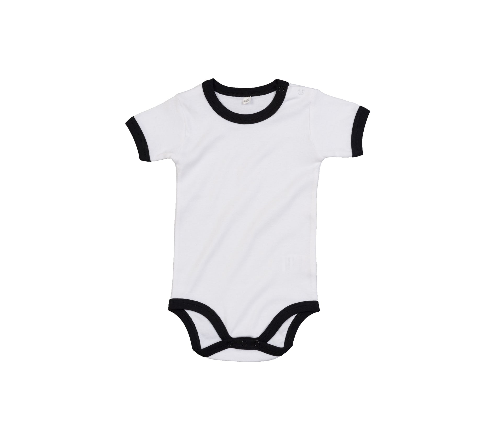 Body Bébé Contrasté - White / Black