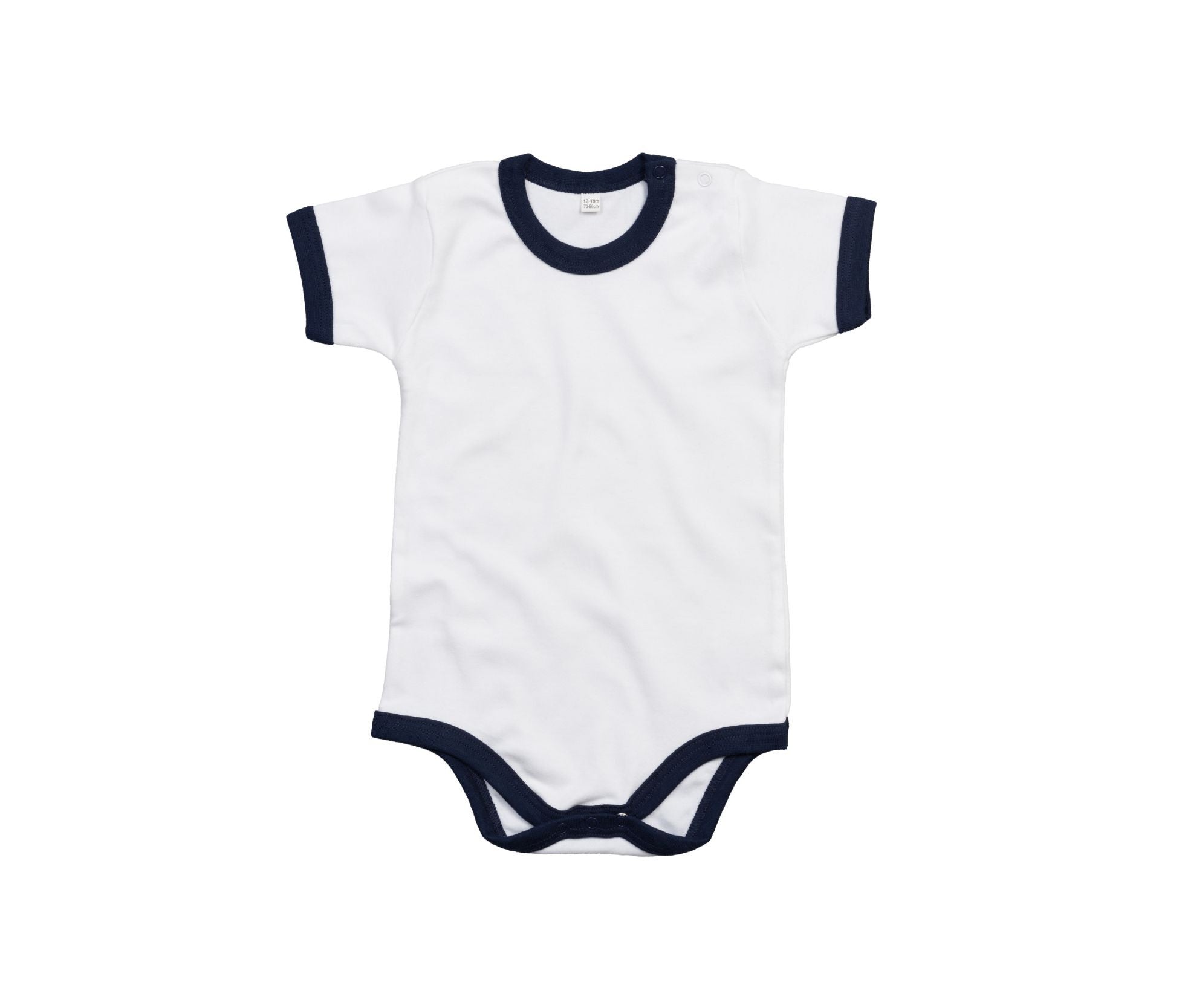 Body Bébé Contrasté - White / Nautical Navy
