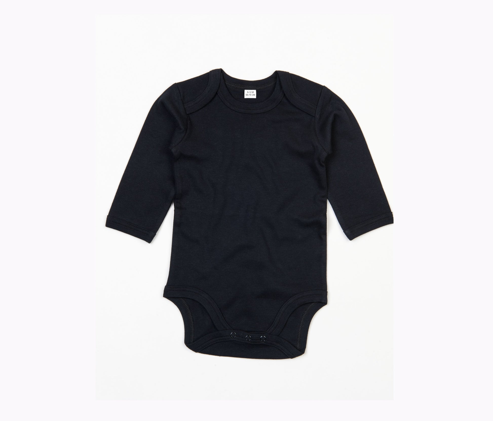 Body Bébé Organique Manches Longues - Black