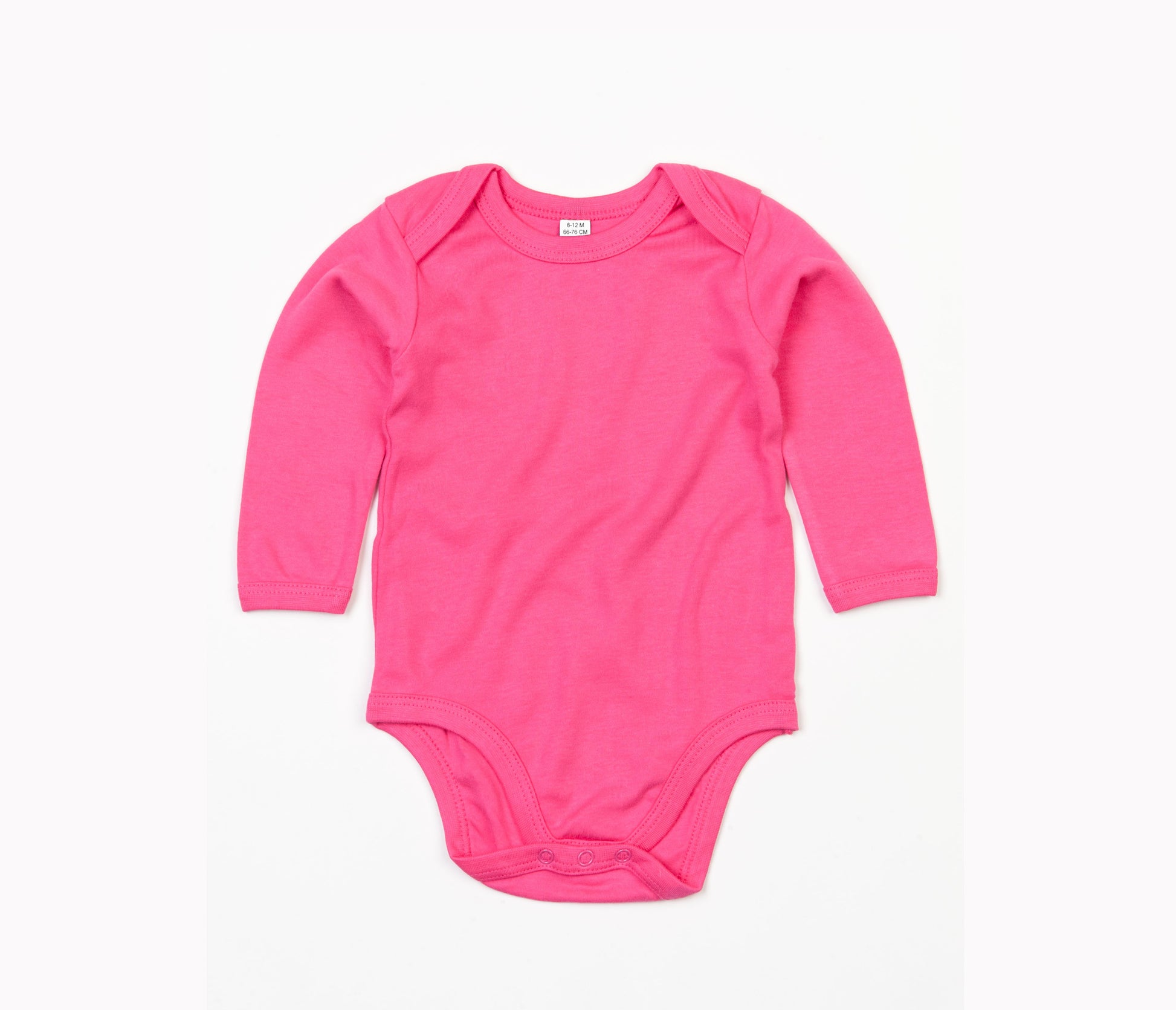 Body Bébé Organique Manches Longues - Fuchsia