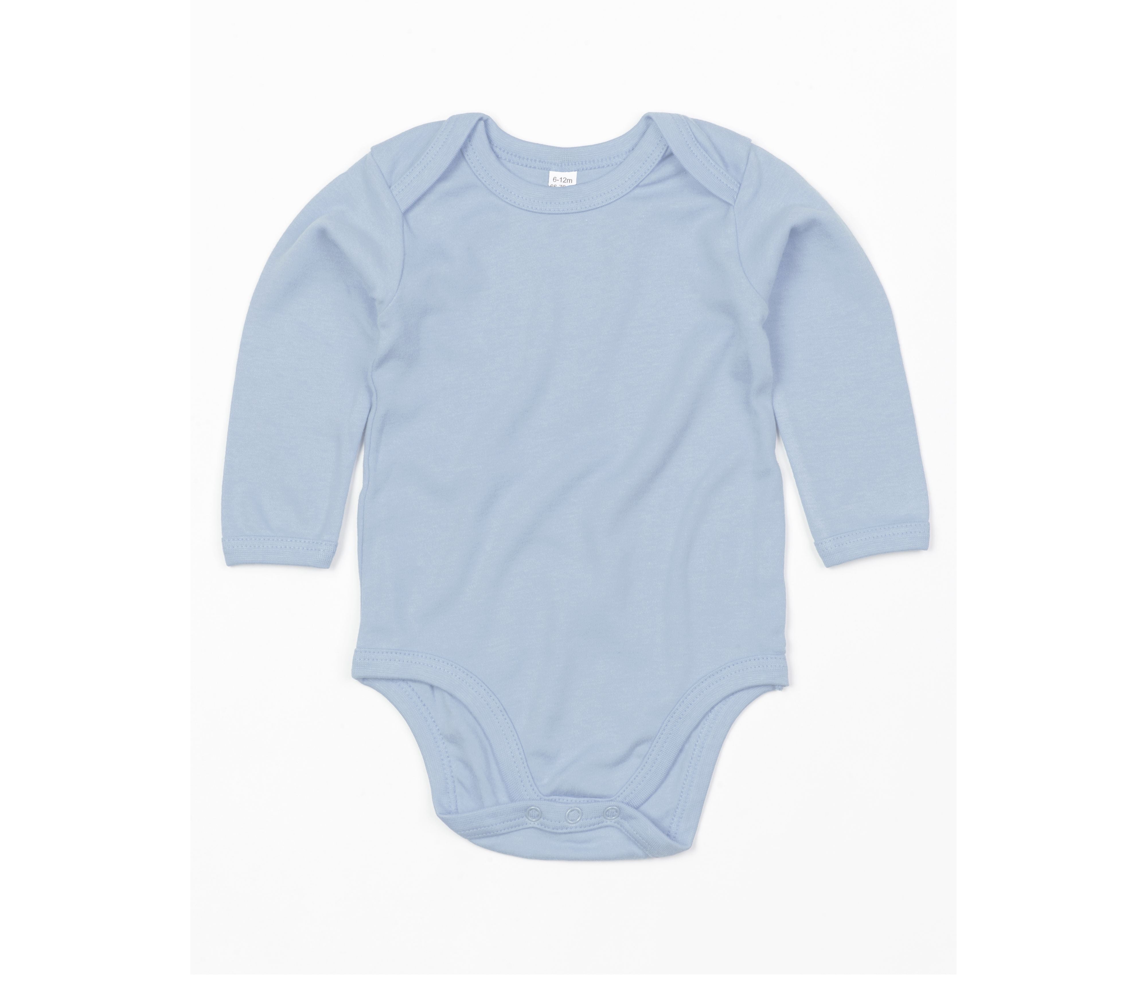 Body Bébé Organique Manches Longues - Dusty Blue