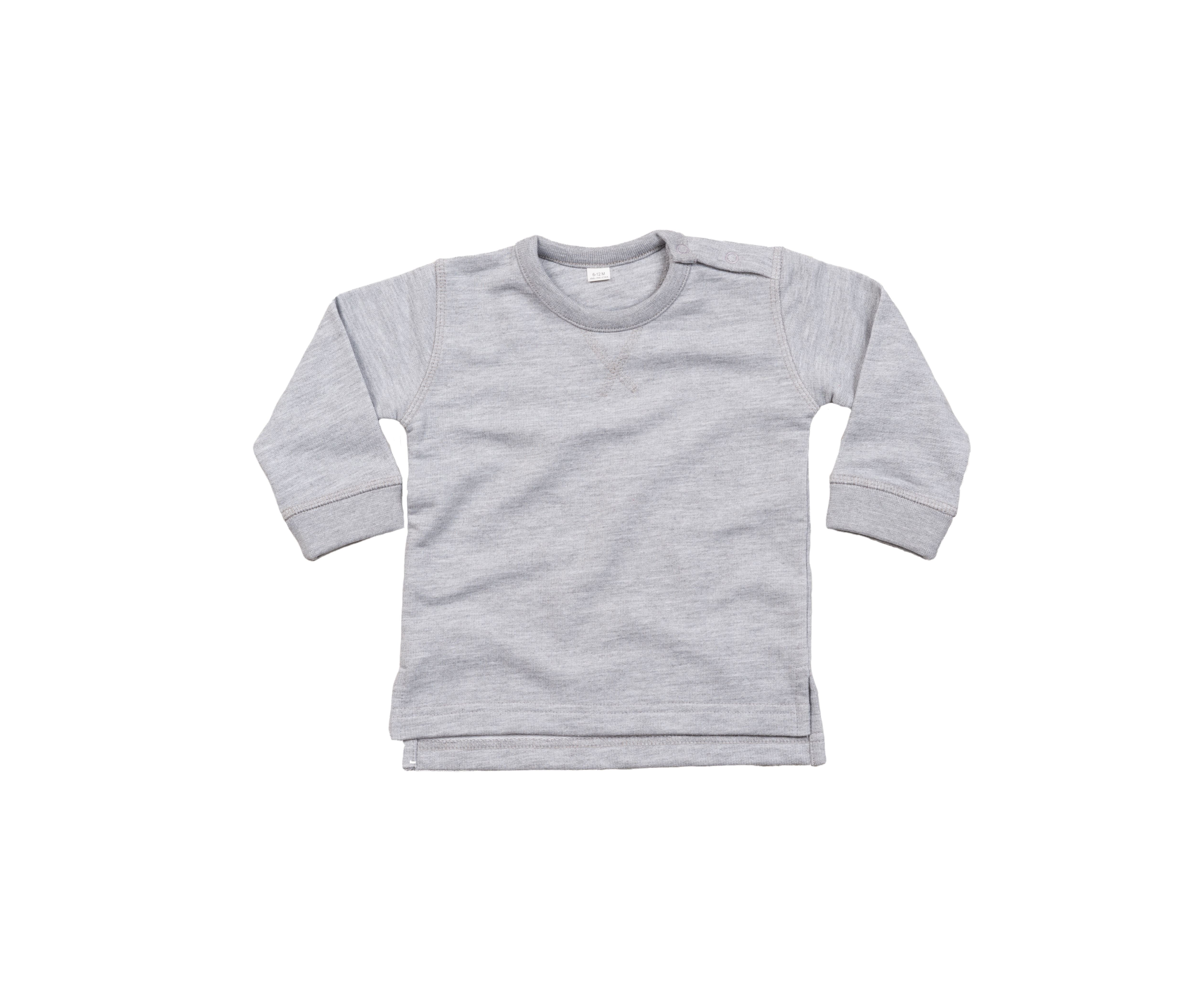 Sweat Enfant Col Rond - Heather Grey Melange