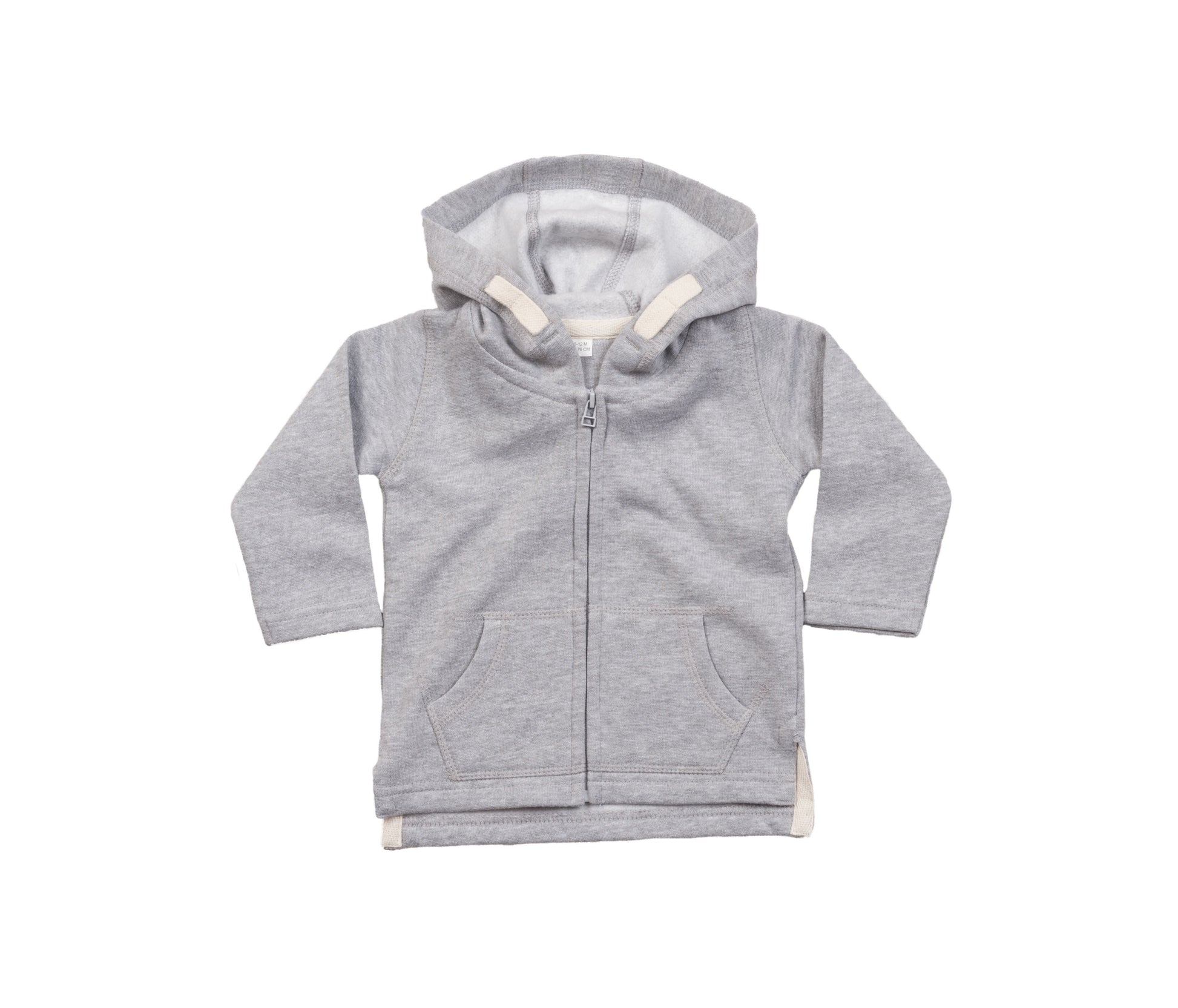Sweat Zippé à Capuche - Heather Grey Melange