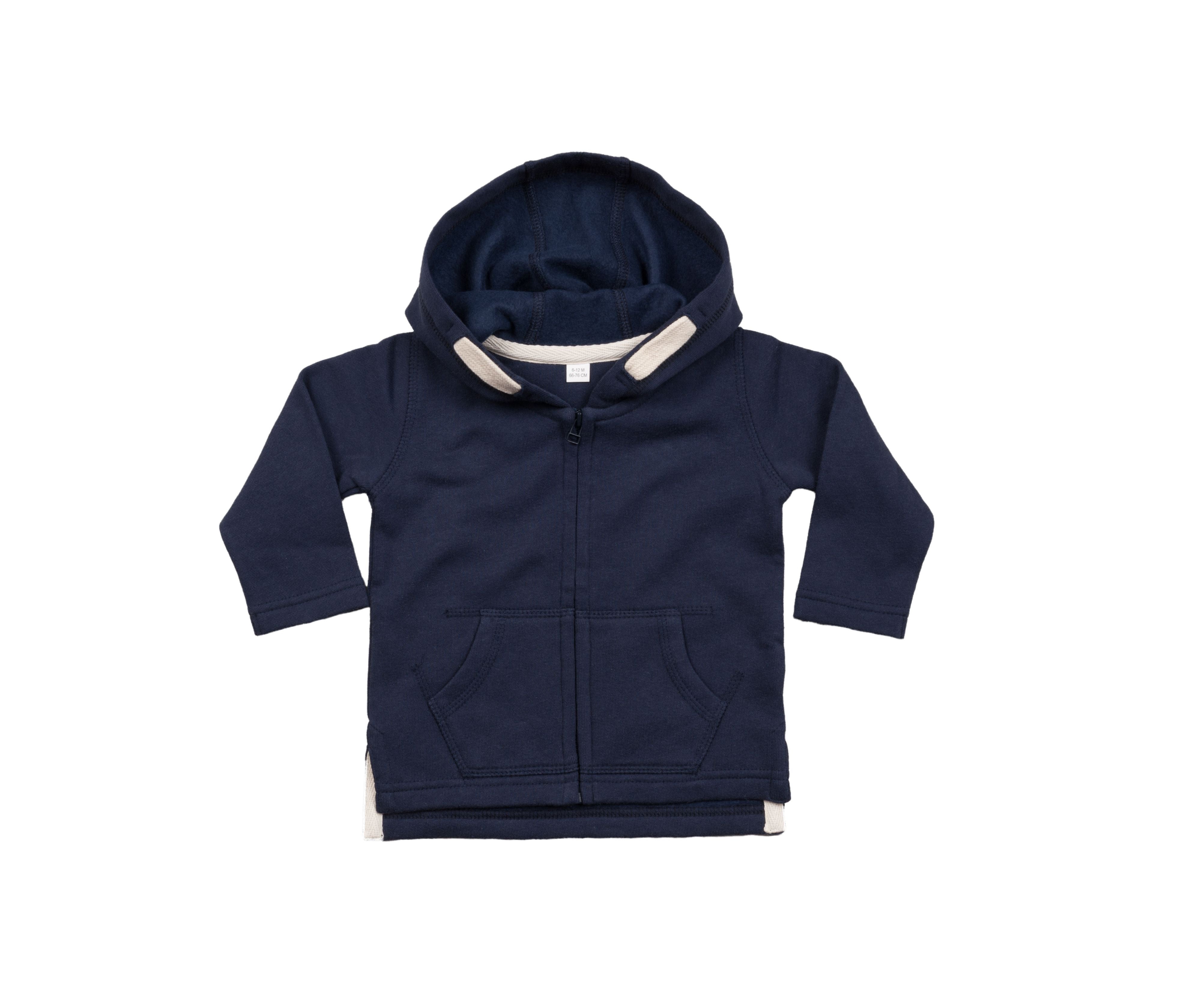Sweat Zippé à Capuche - Nautical Navy