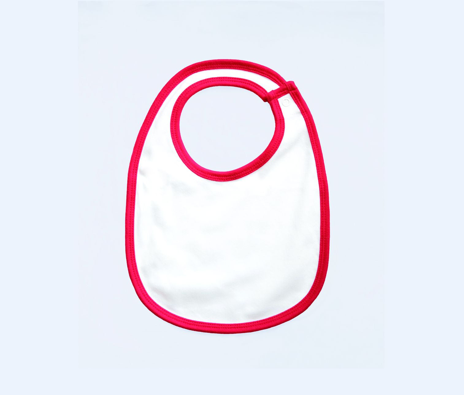 Bavoir - White / Red