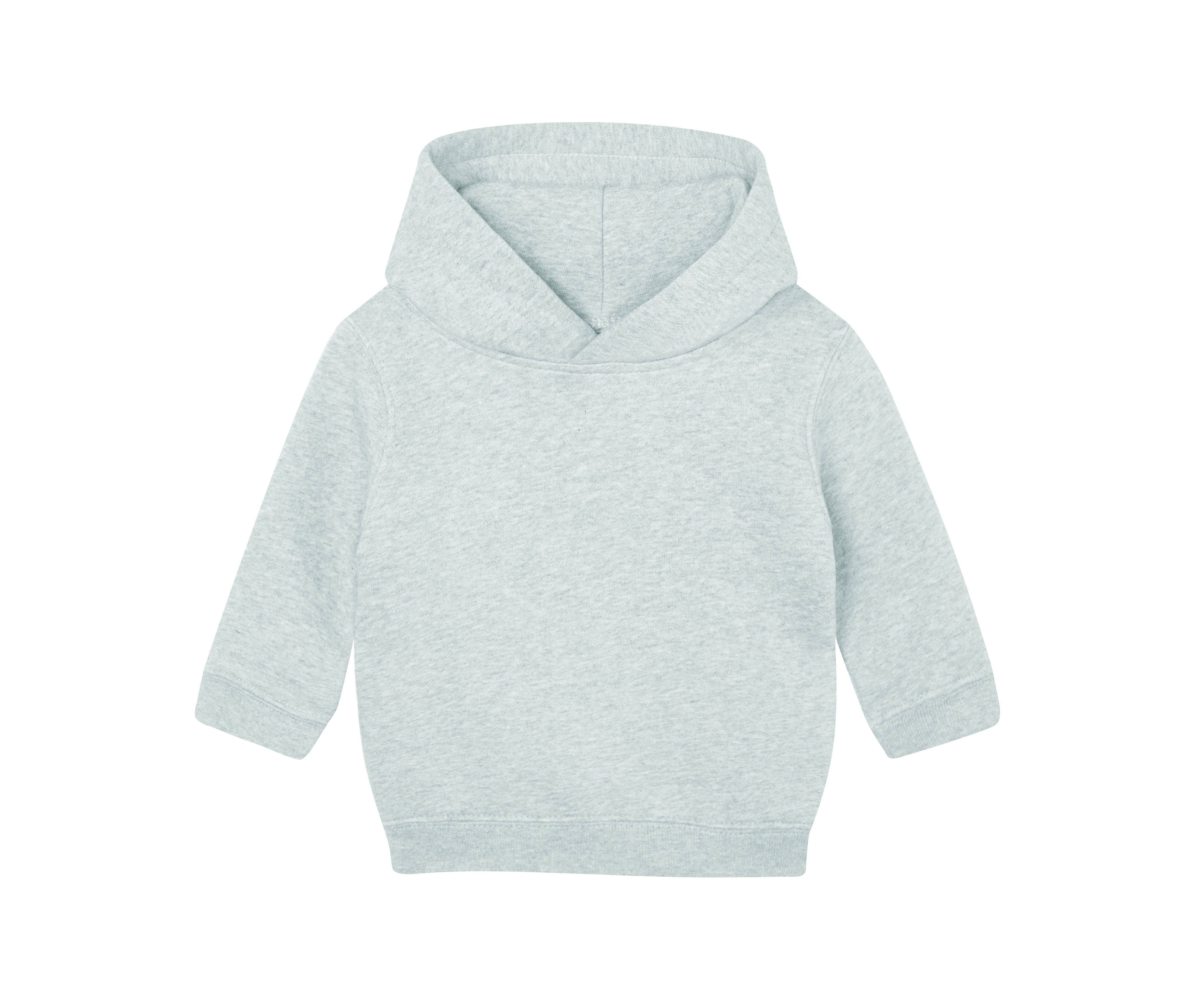 Sweat Capuche Bébé - Heather Grey Melange