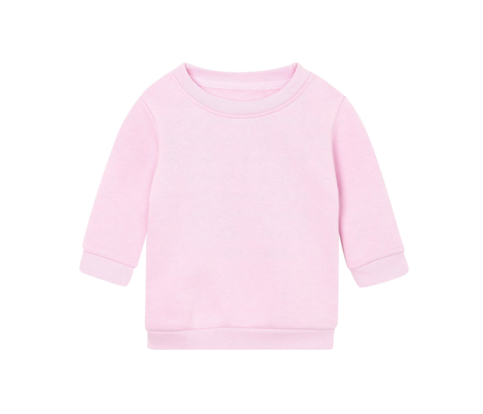 Sweat Col Rond Bébé - Soft Pink