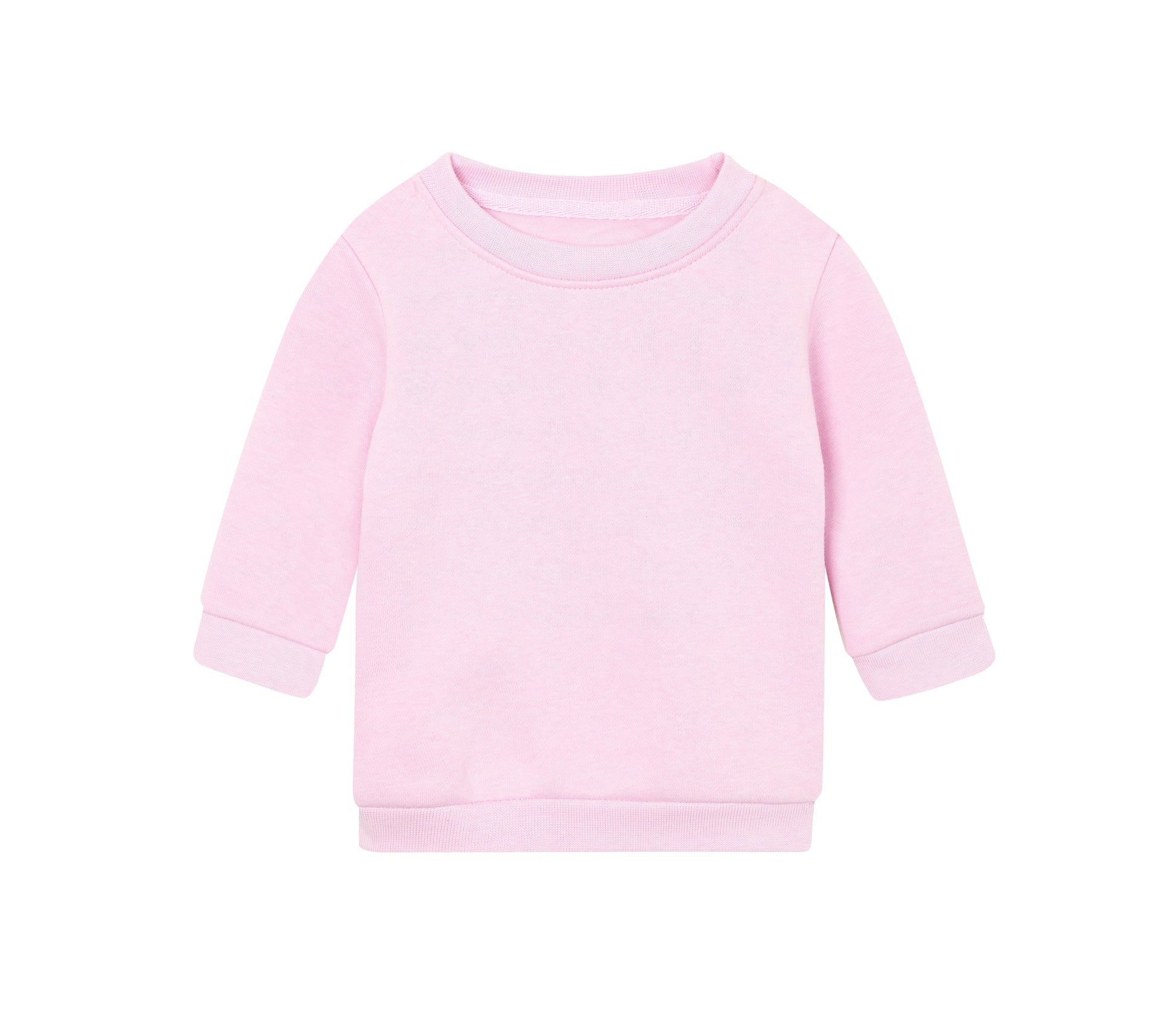 Sweat Col Rond Bébé - Soft Pink