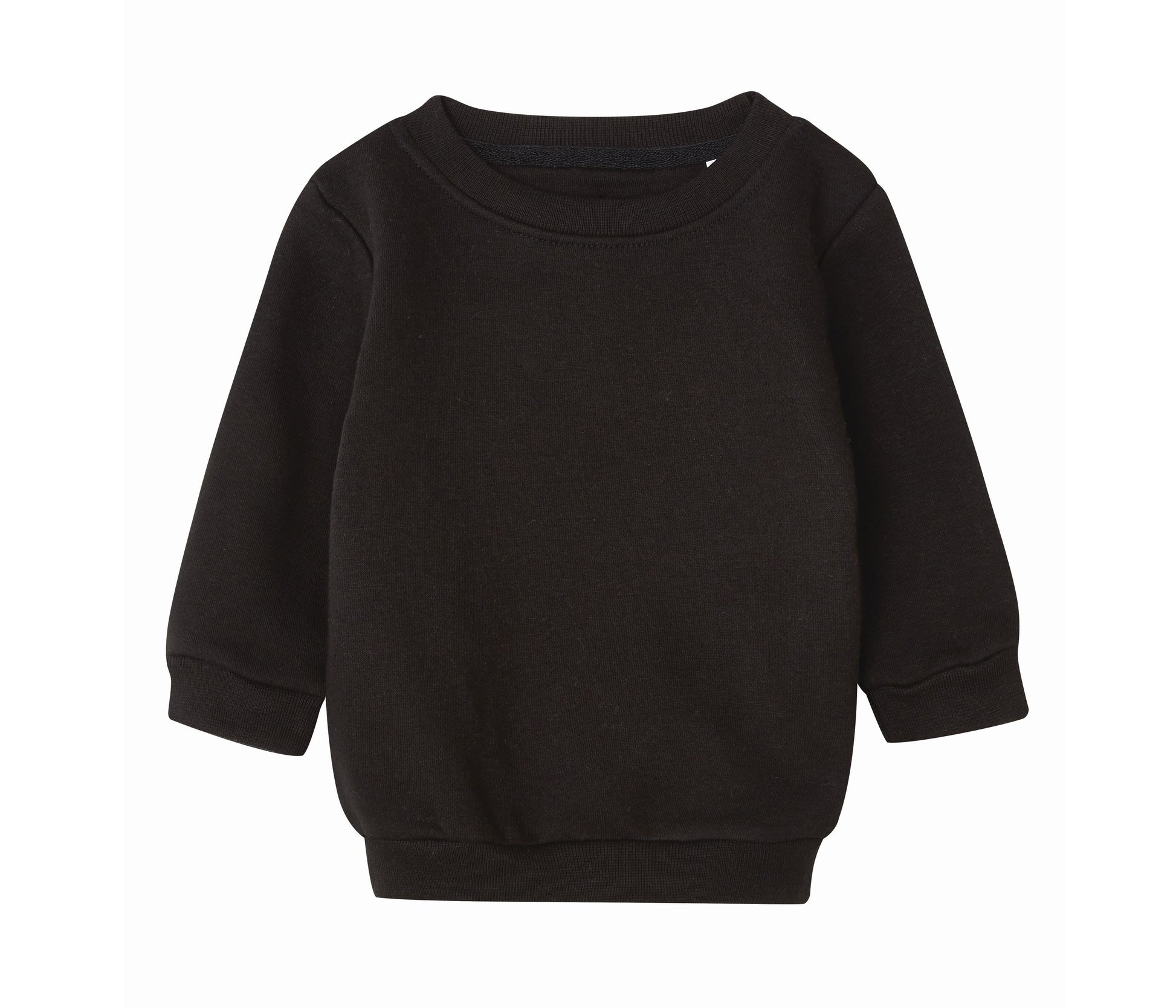 Sweat Col Rond Bébé - Black
