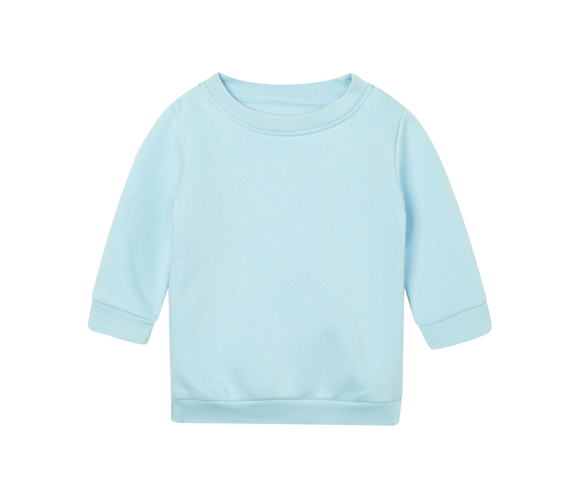 Sweat Col Rond Bébé - Dusty Blue