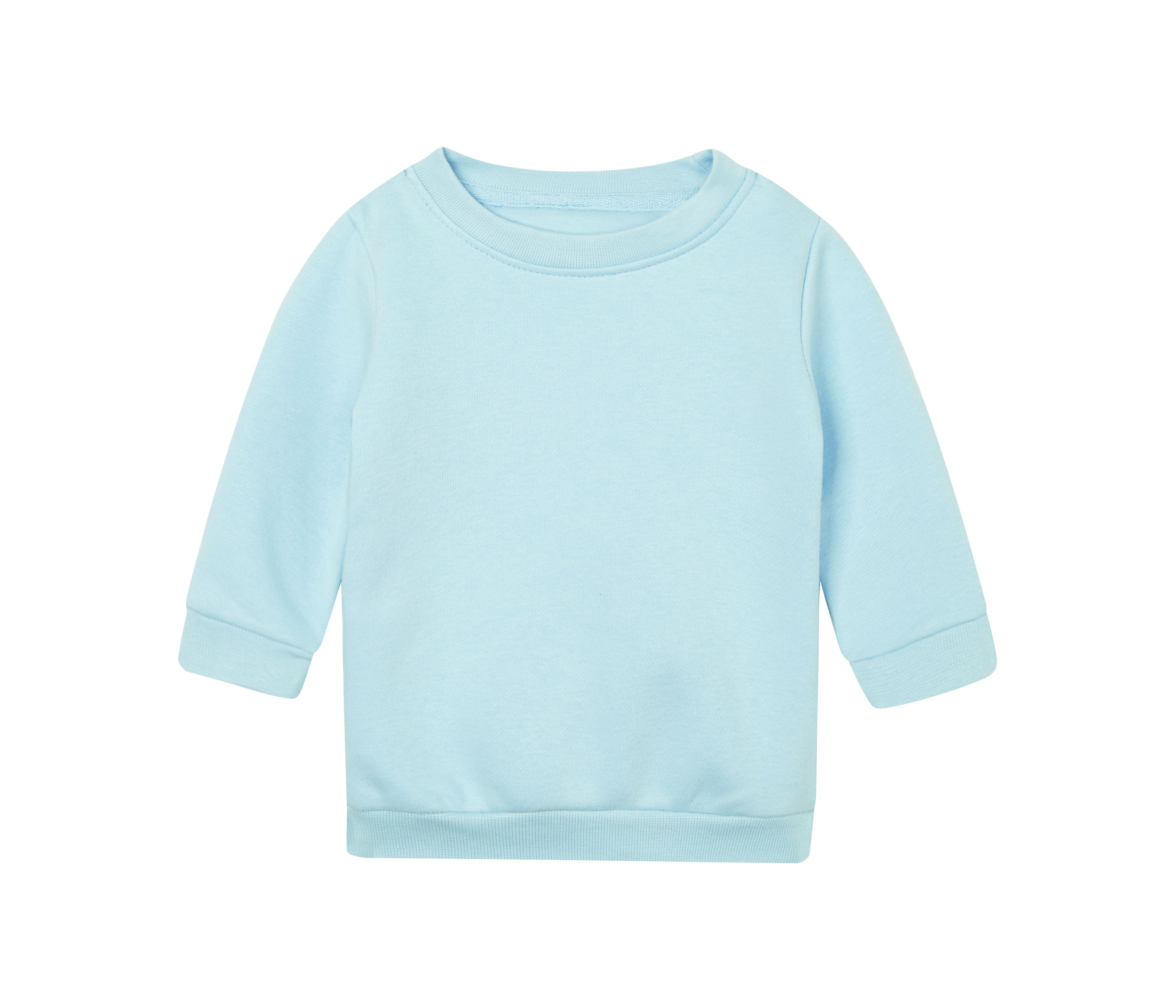 Sweat Col Rond Bébé - Dusty Blue
