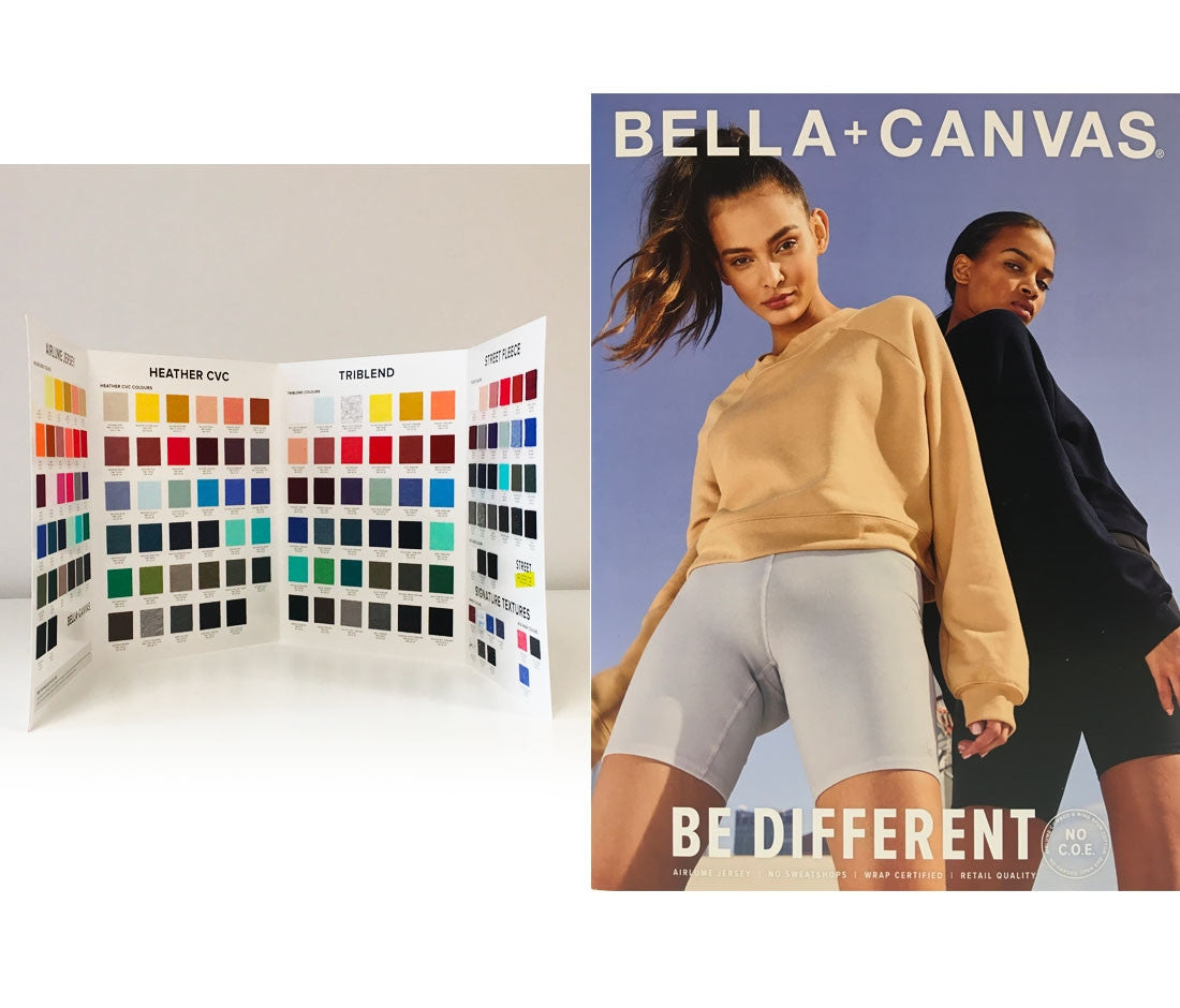 Cartes Couleurs - Bella + Canvas